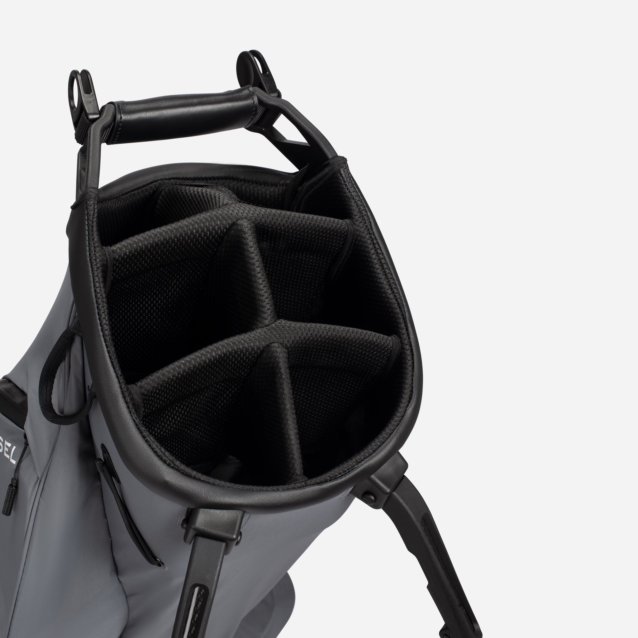 VESSEL Player Air Stand in grey – lightweight golf stand bag