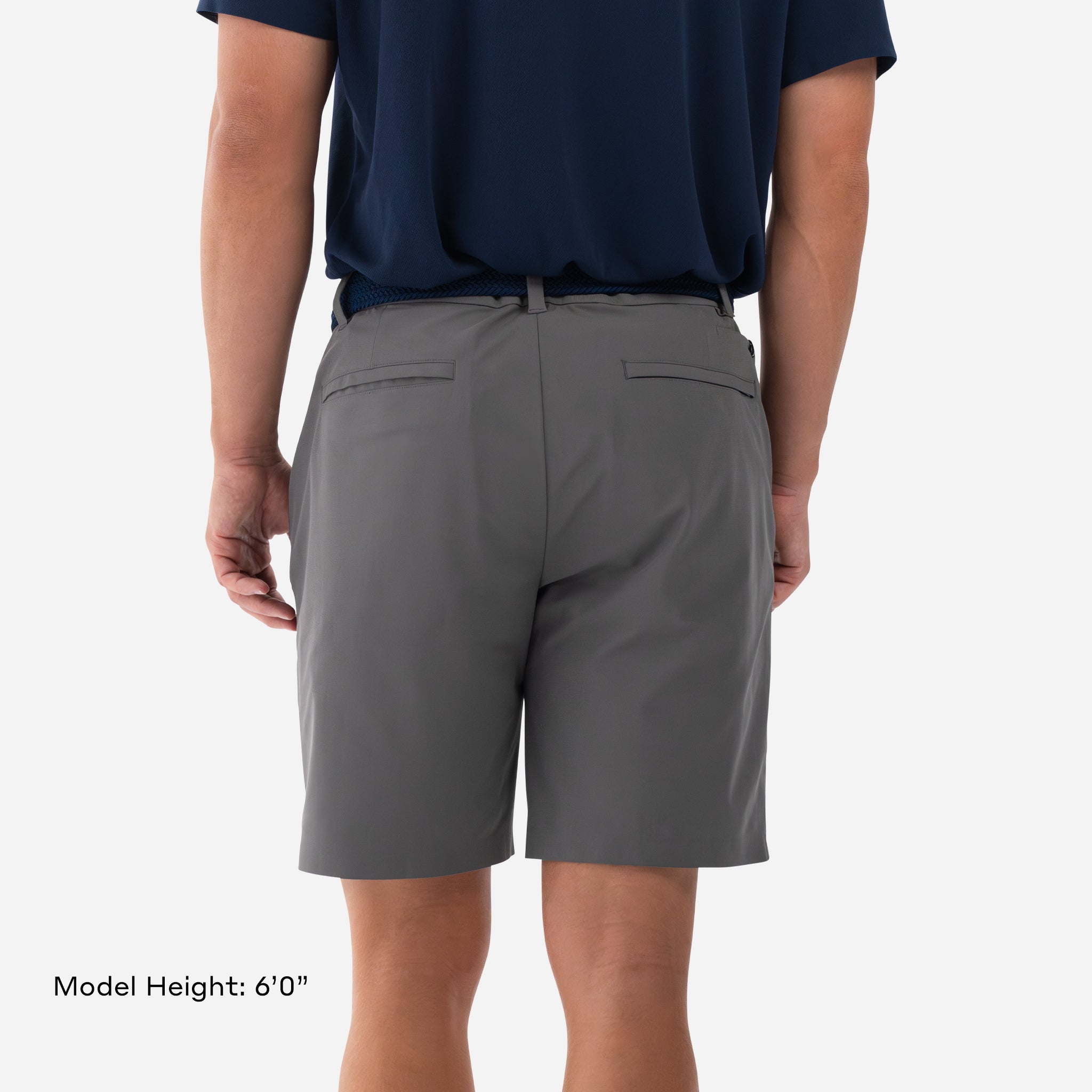 Performance 5-Pocket Short Charcoal Grey