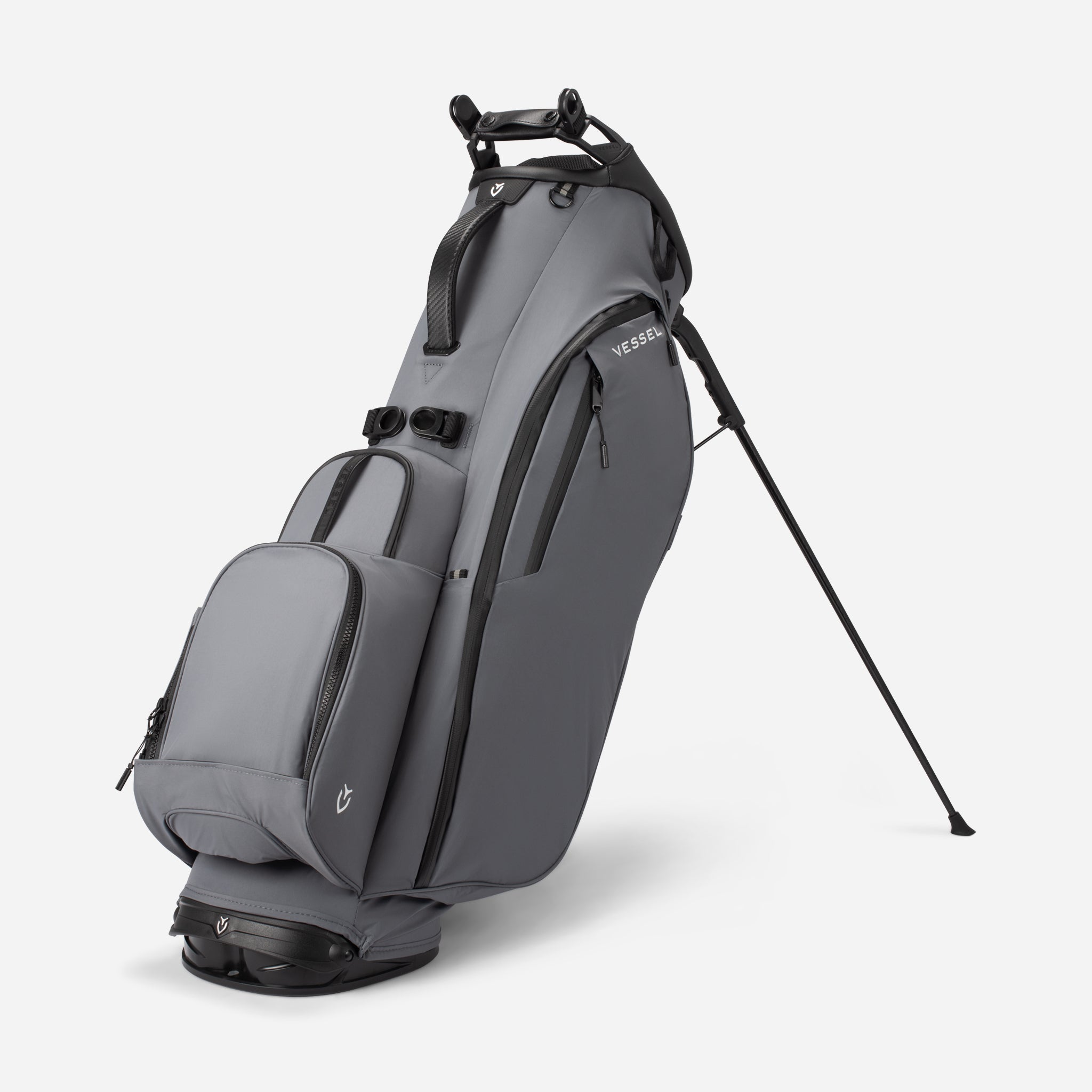 VESSEL Player Air Stand in grey – lightweight golf stand bag