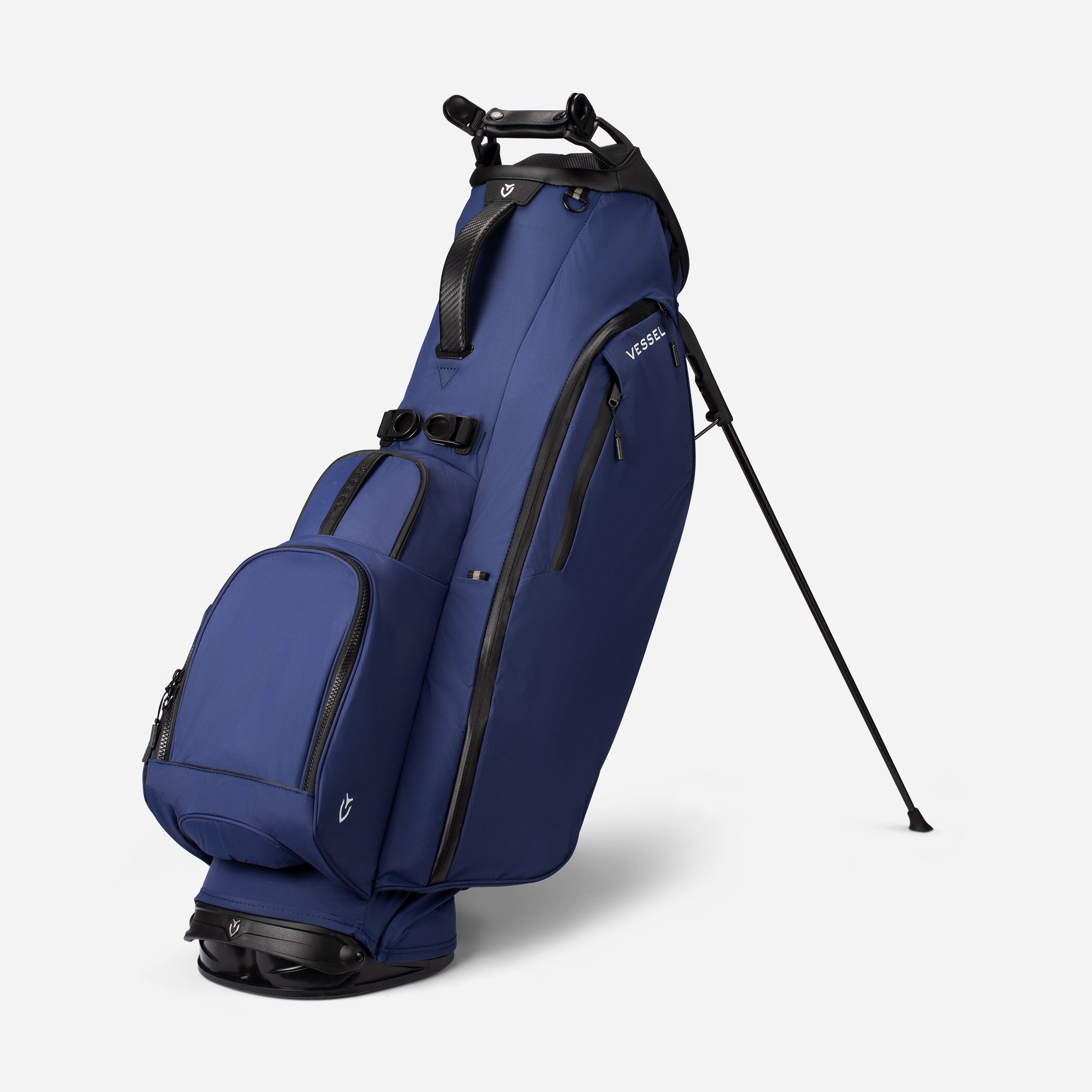 VESSEL Player Air Stand in navy – lightweight golf stand bag
