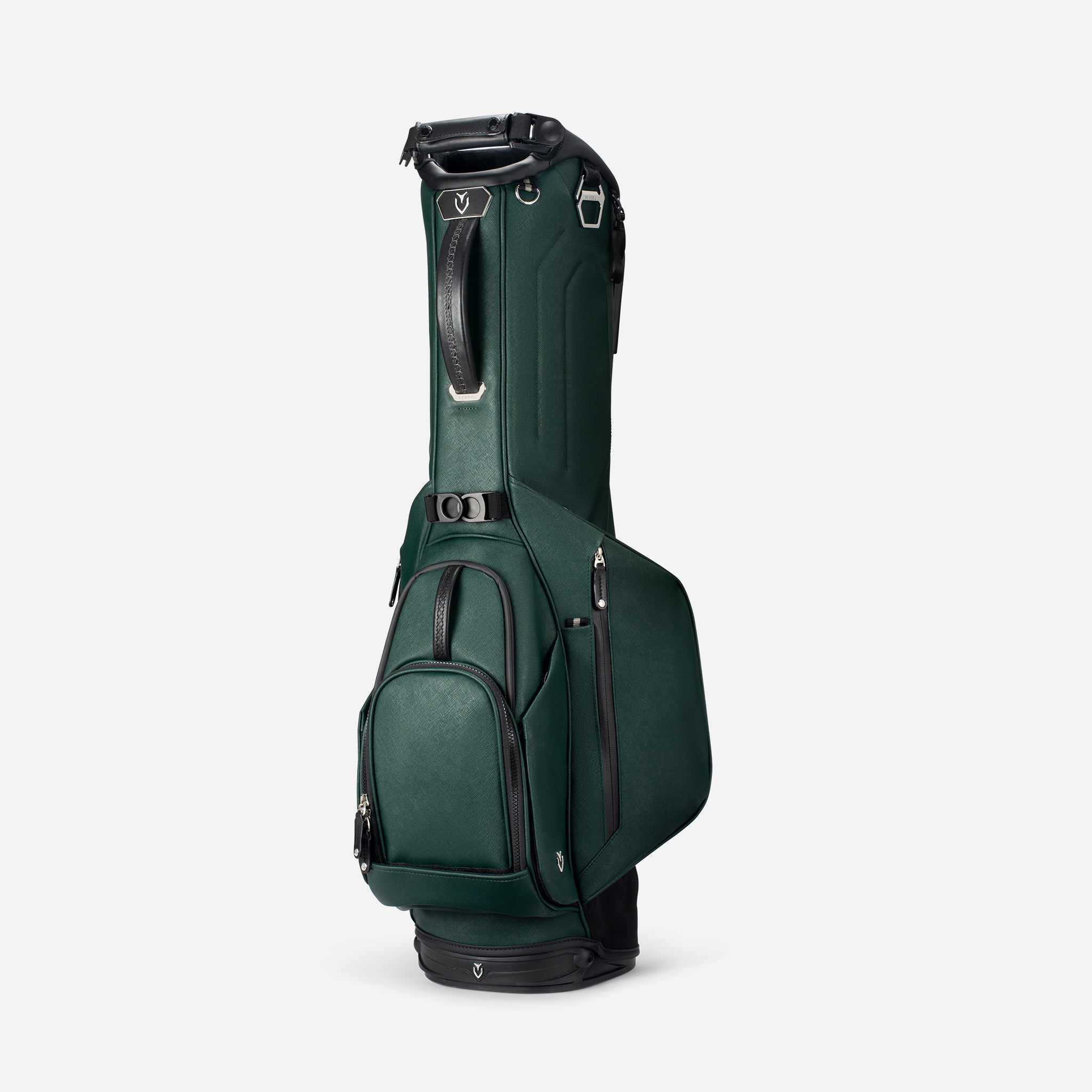 VESSEL Lux Looper in crosshatch green – lightweight golf stand bag