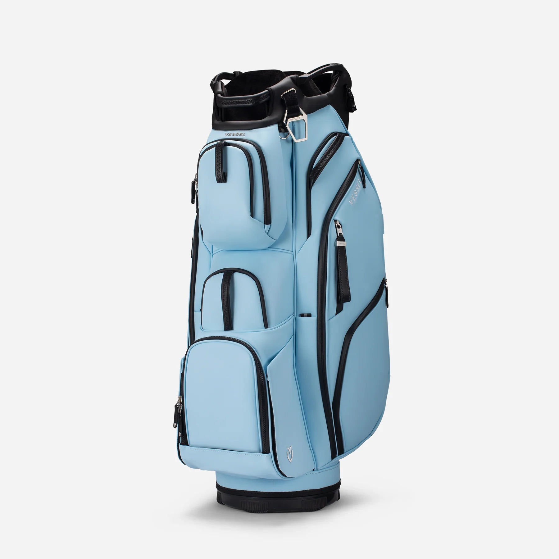 VESSEL Lux Pro Cart II in sky – premium golf cart bag