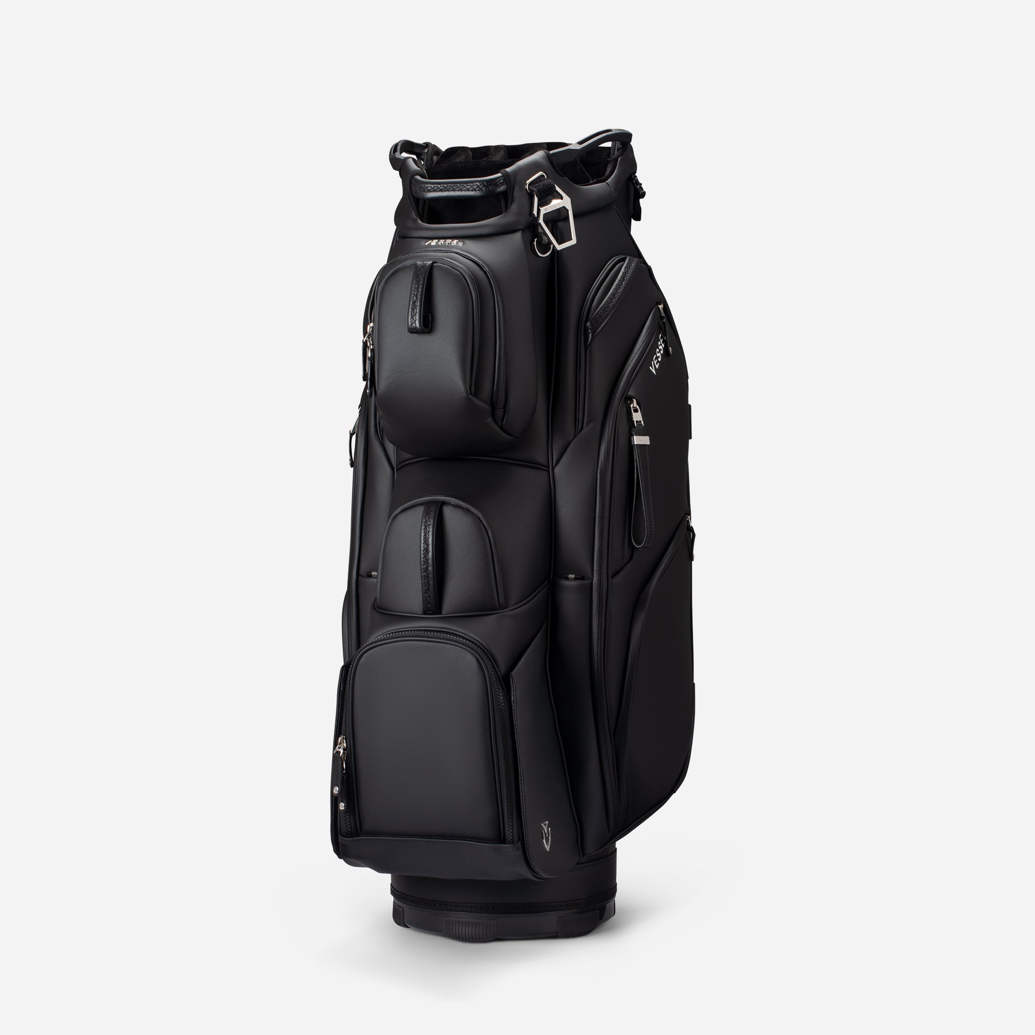 VESSEL Lux Pro Cart II in black – premium golf cart bag