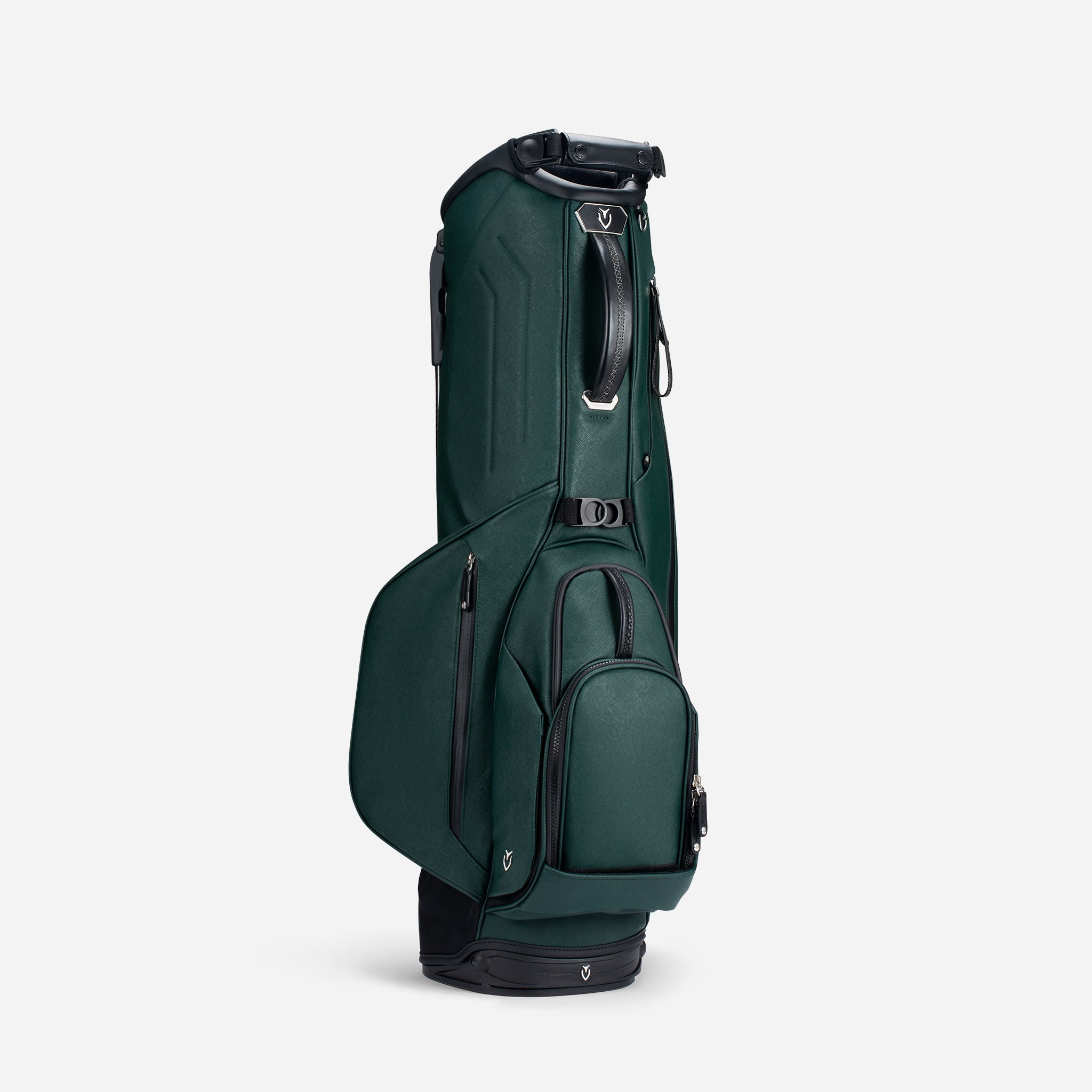 VESSEL Lux Stand in crosshatch green – lightweight golf stand bag