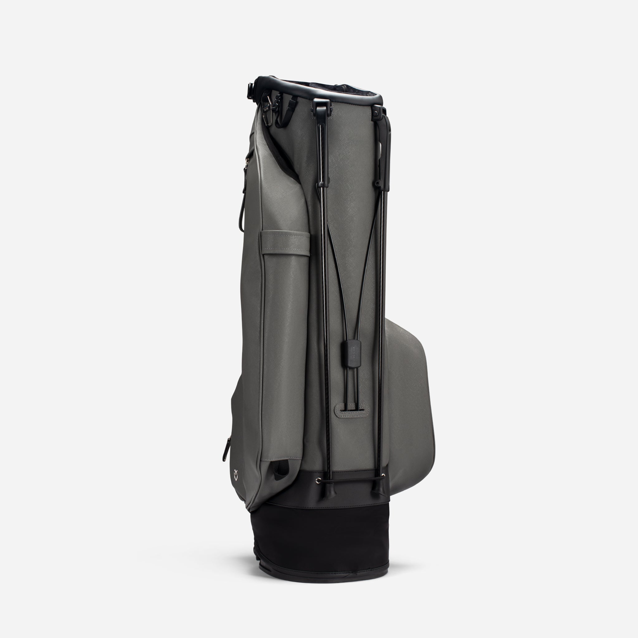 VESSEL Lux Stand in crosshatch grey – lightweight golf stand bag