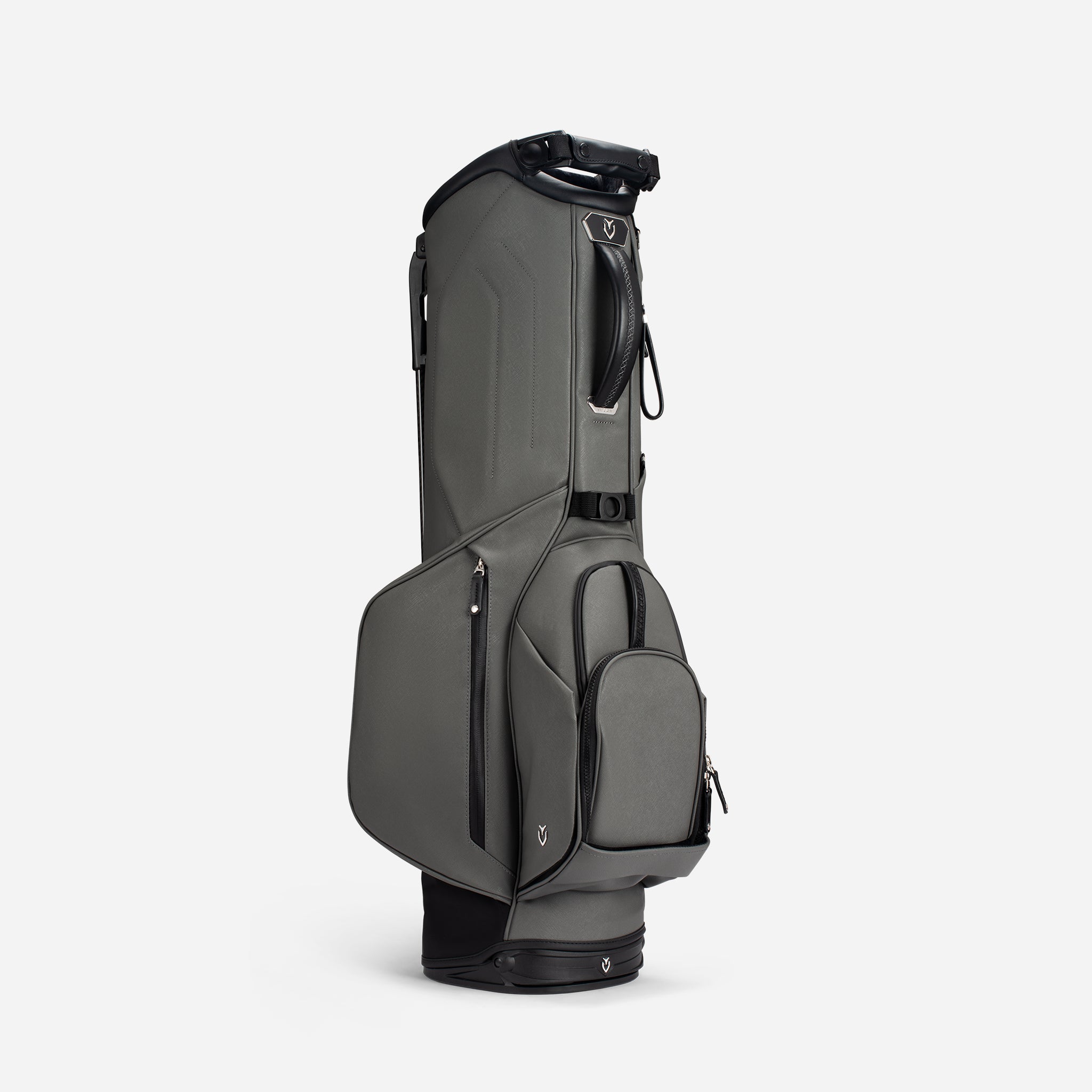 VESSEL Lux Stand in crosshatch grey – lightweight golf stand bag