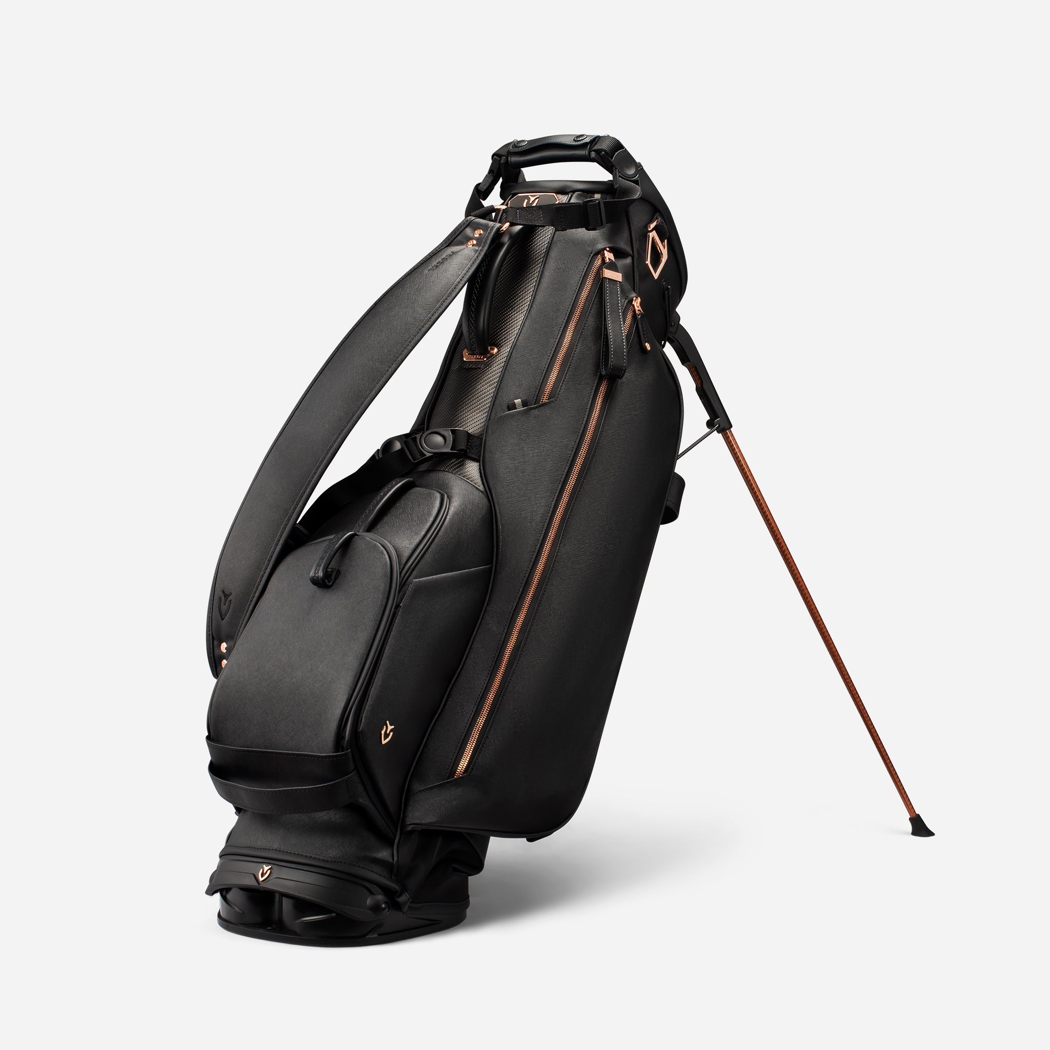 VESSEL Lux Carbon LE Midnight Rose Stand – lightweight golf stand bag