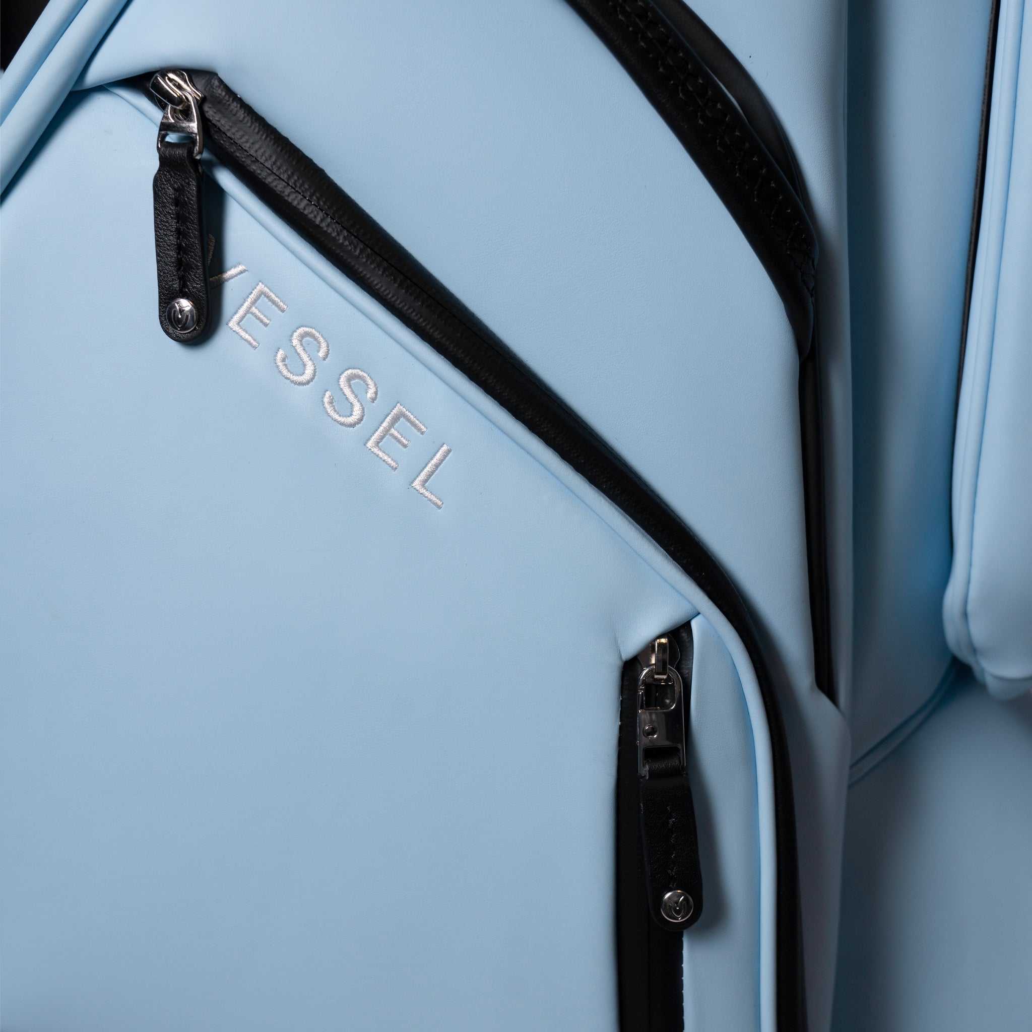 VESSEL Lux Pro Cart II in sky – premium golf cart bag