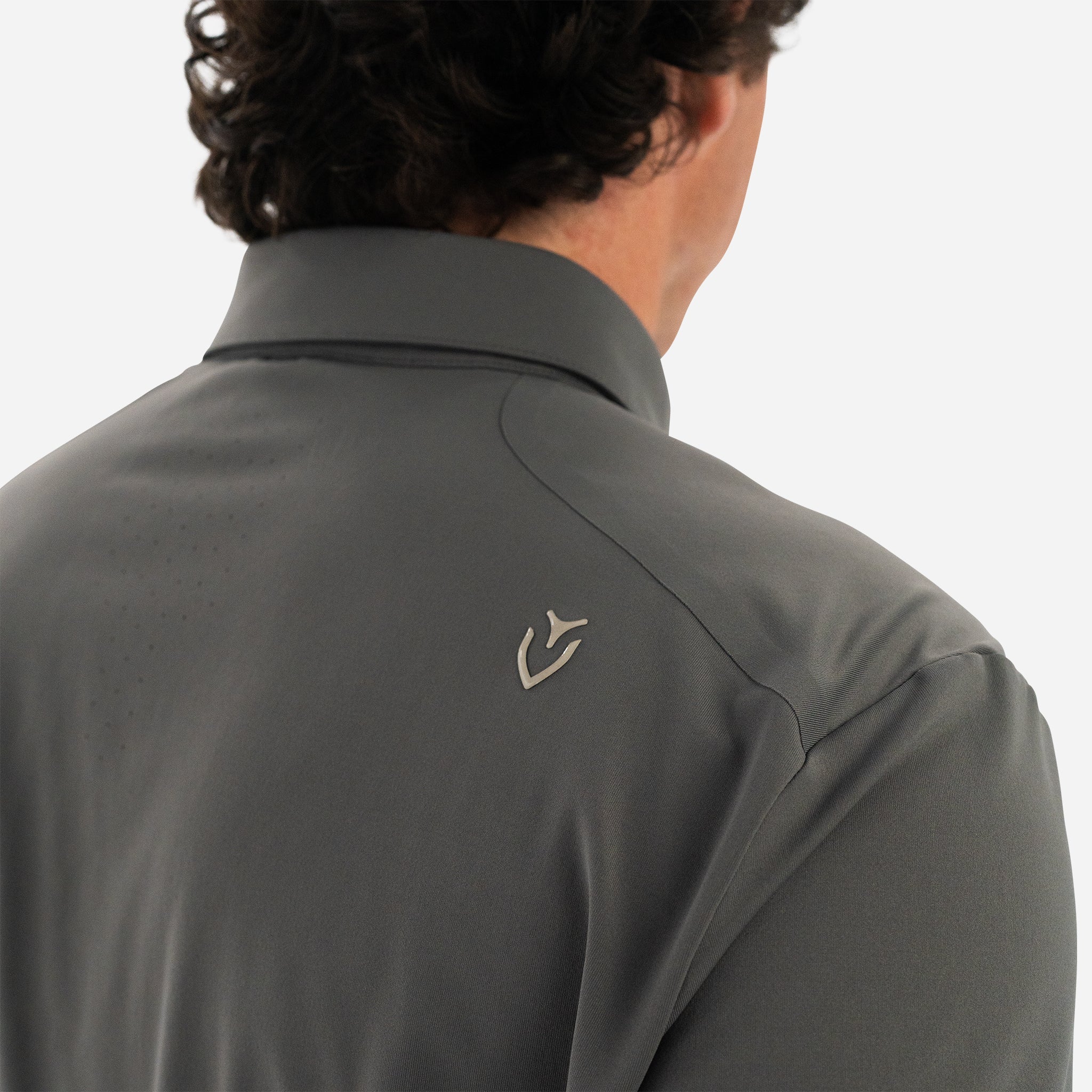 Performance Tech Polo Charcoal Grey