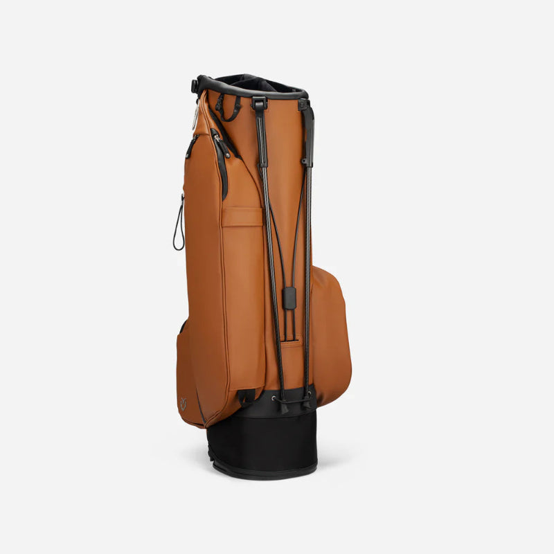 VESSEL Player V Stand in heritage brown – lightweight golf stand bag