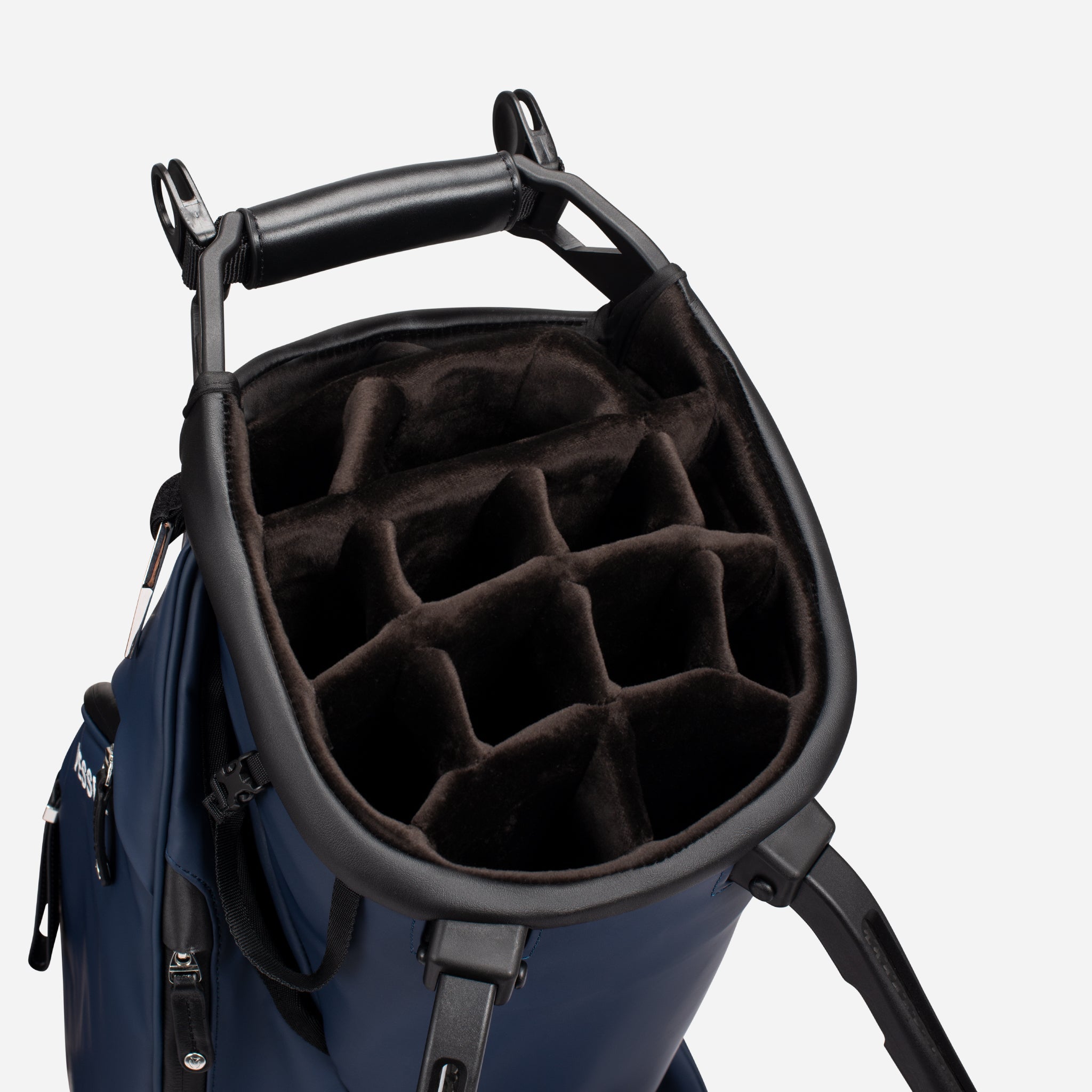 VESSEL Player V Stand in navy – lightweight golf stand bag