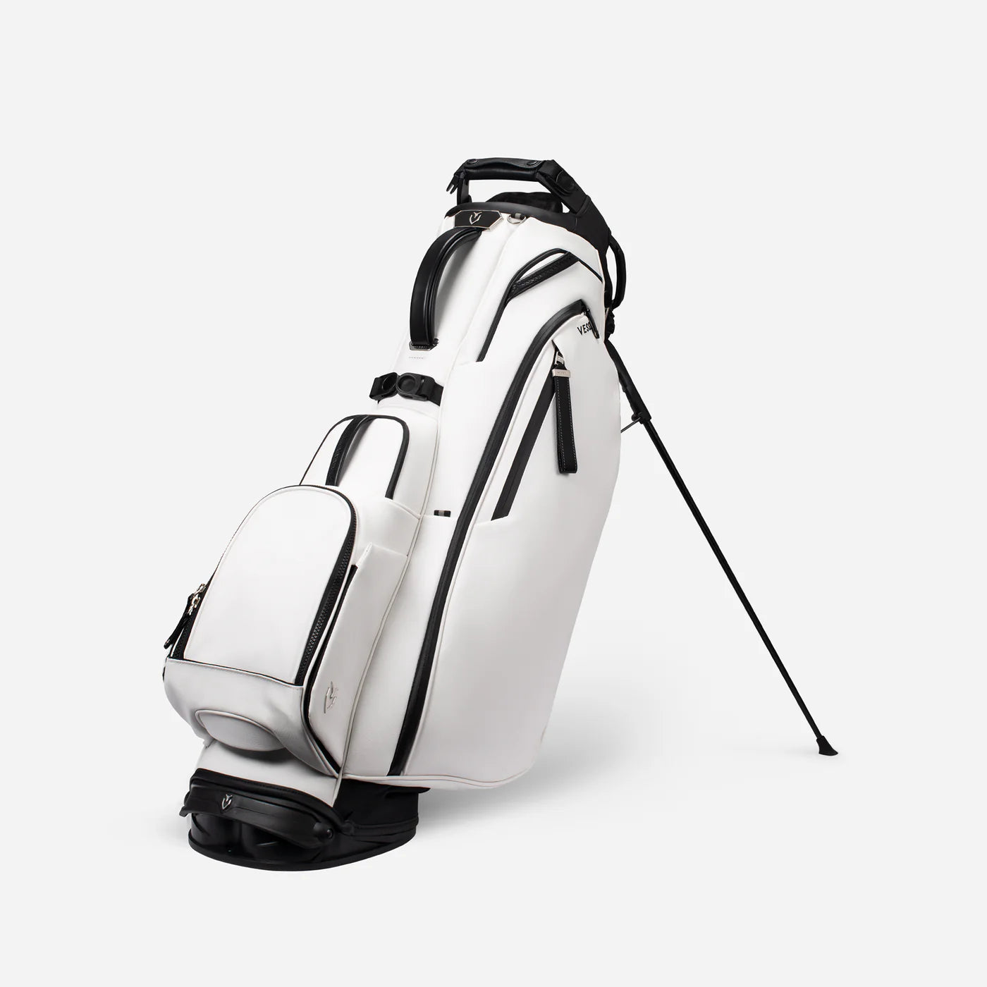 VESSEL Player V Pro Stand in white – lightweight golf stand bag