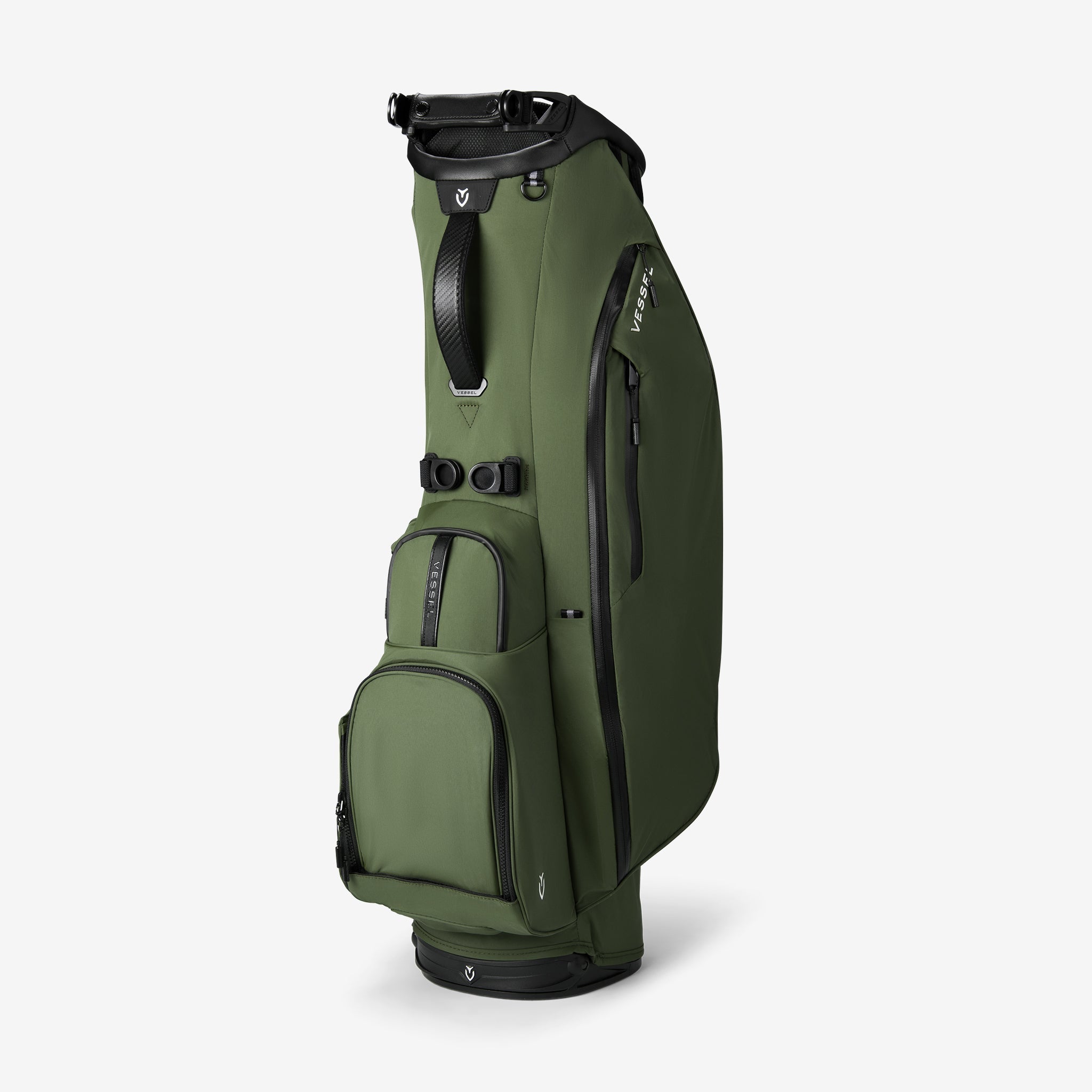 VESSEL Player Air Stand in olive – lightweight golf stand bag