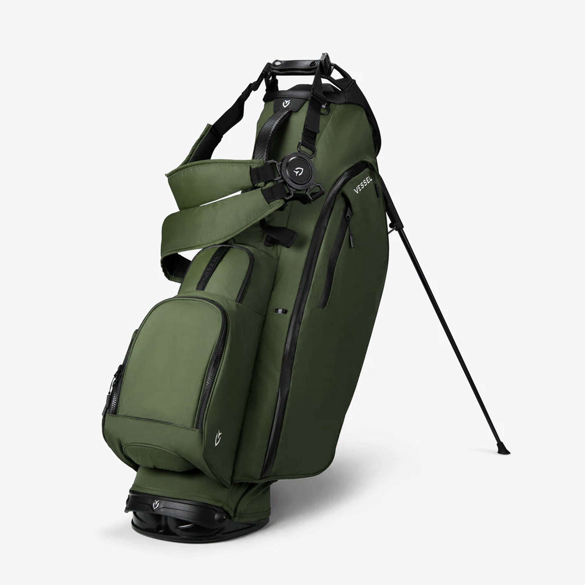 VESSEL Player Air Stand in olive – lightweight golf stand bag