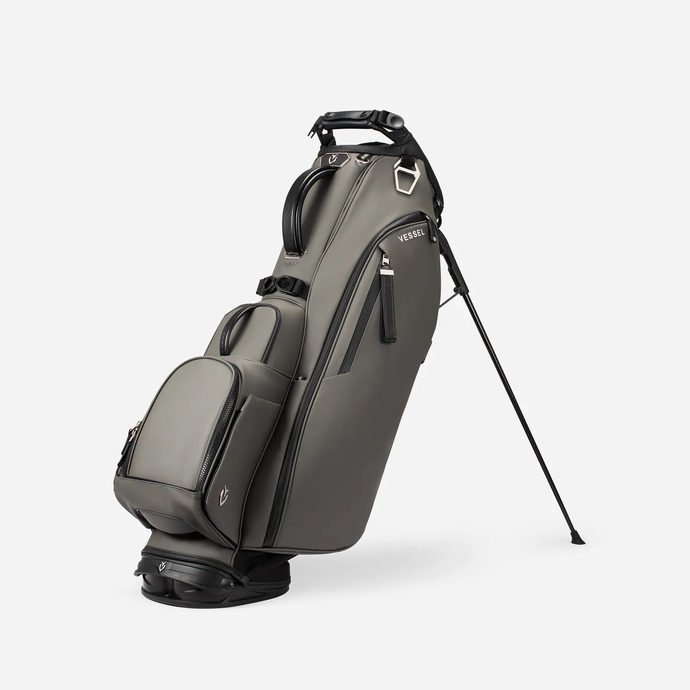 VESSEL Player V Stand in grey – lightweight golf stand bag