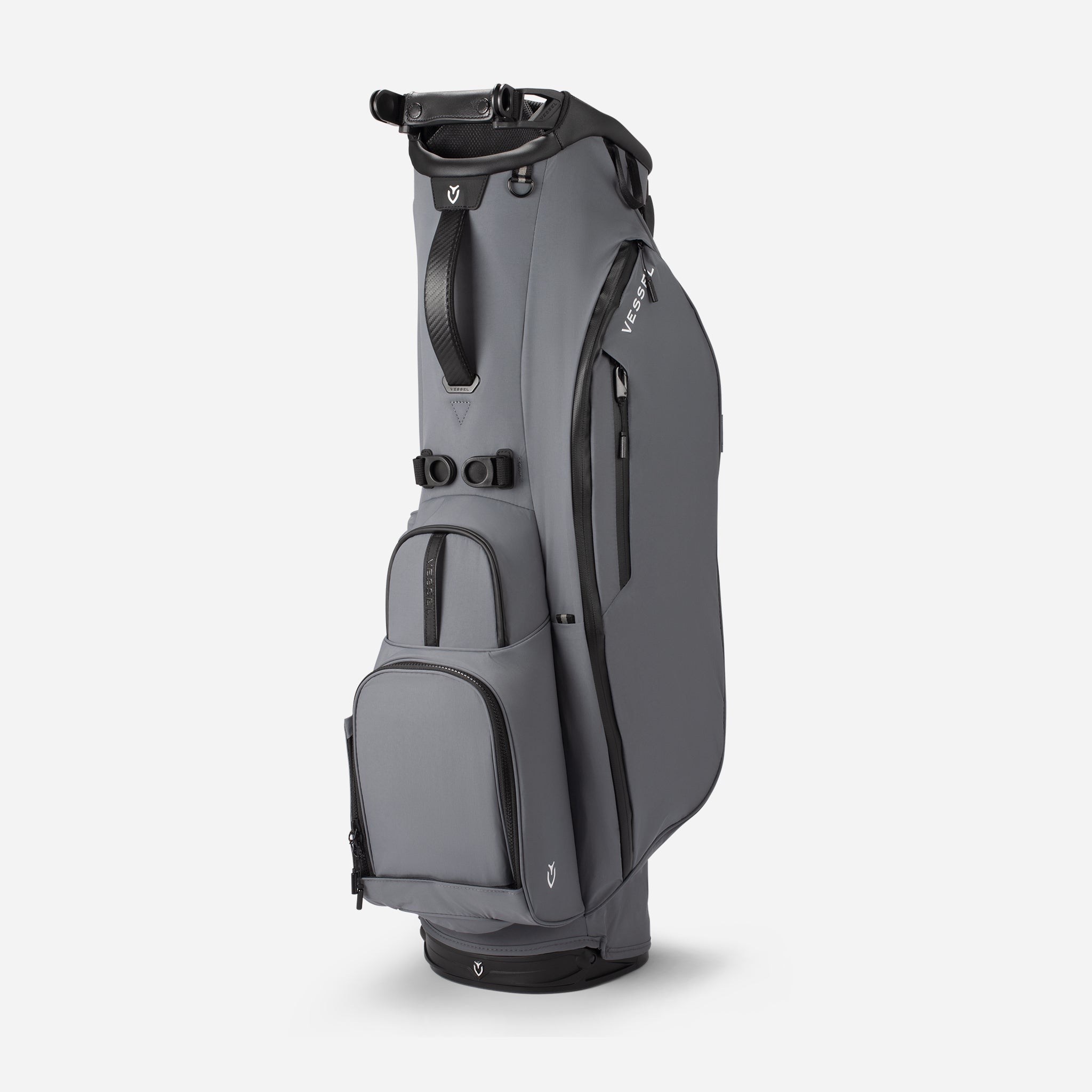 VESSEL Player Air Stand in grey – lightweight golf stand bag
