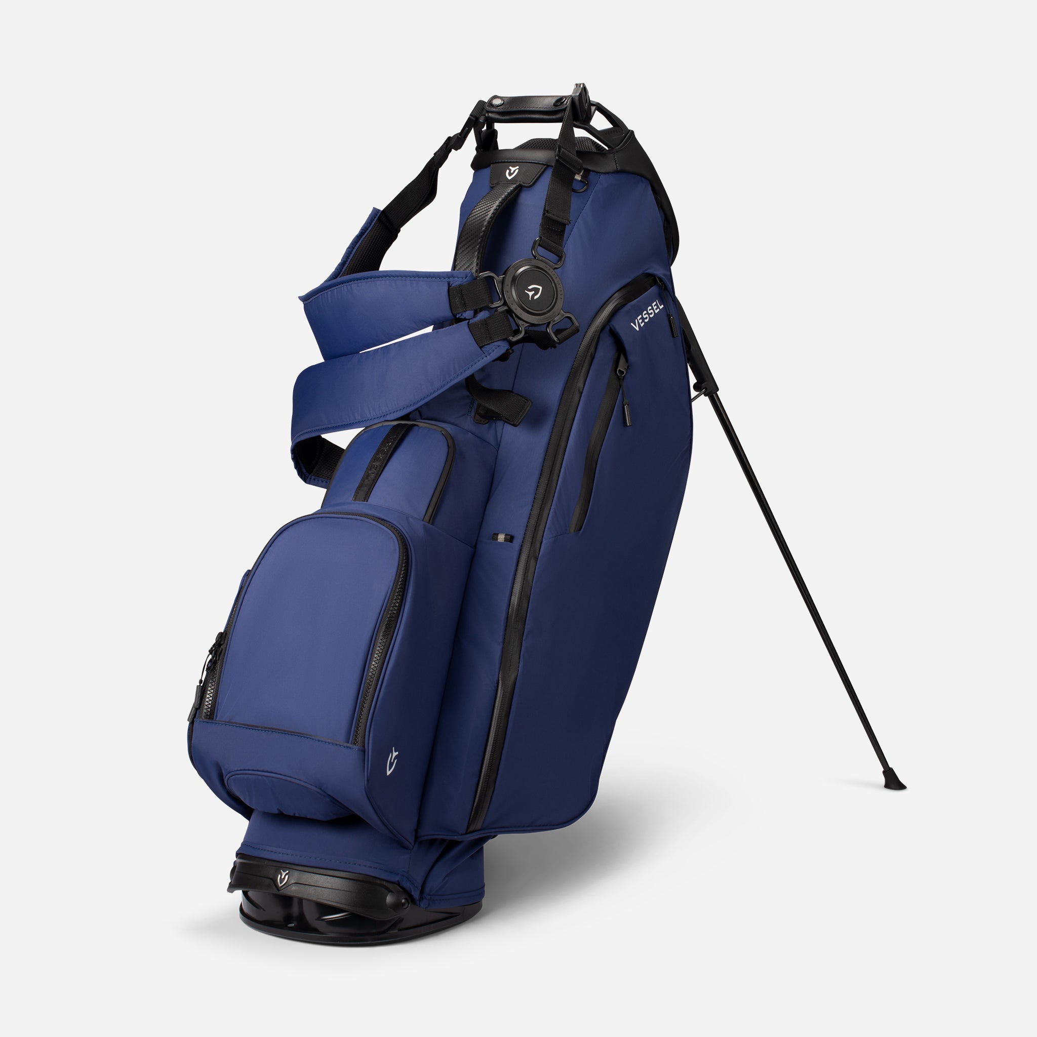 VESSEL Player Air Stand in navy – lightweight golf stand bag