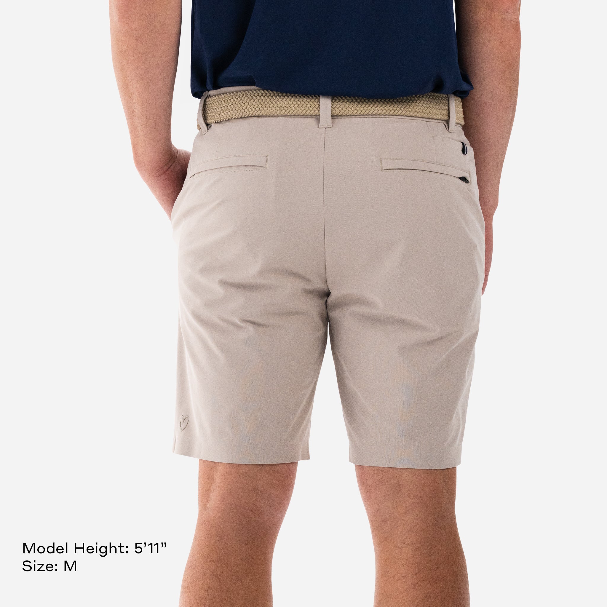 Performance 5 Pocket Short Taupe