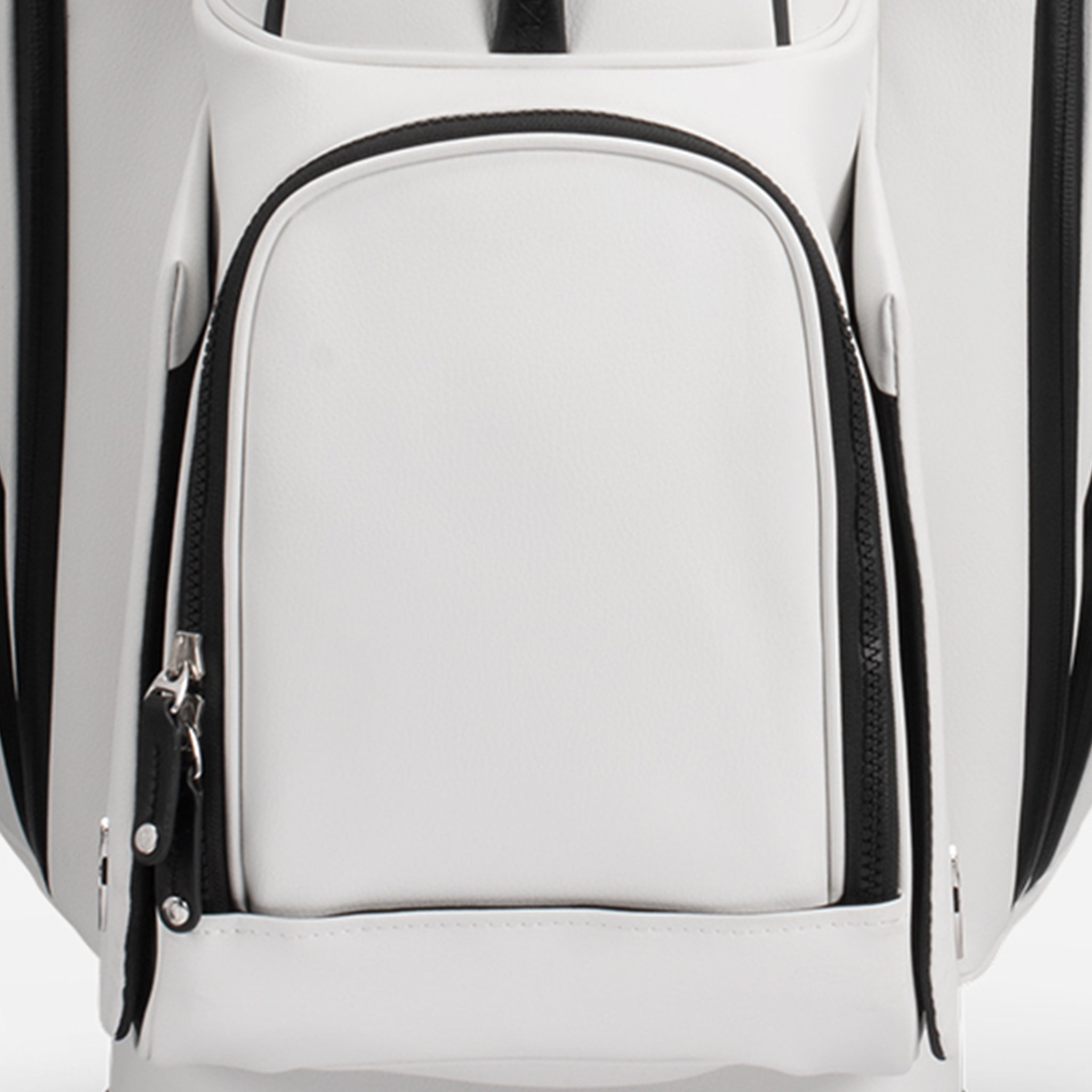 VESSEL Lux Pro Cart II in white – premium golf cart bag
