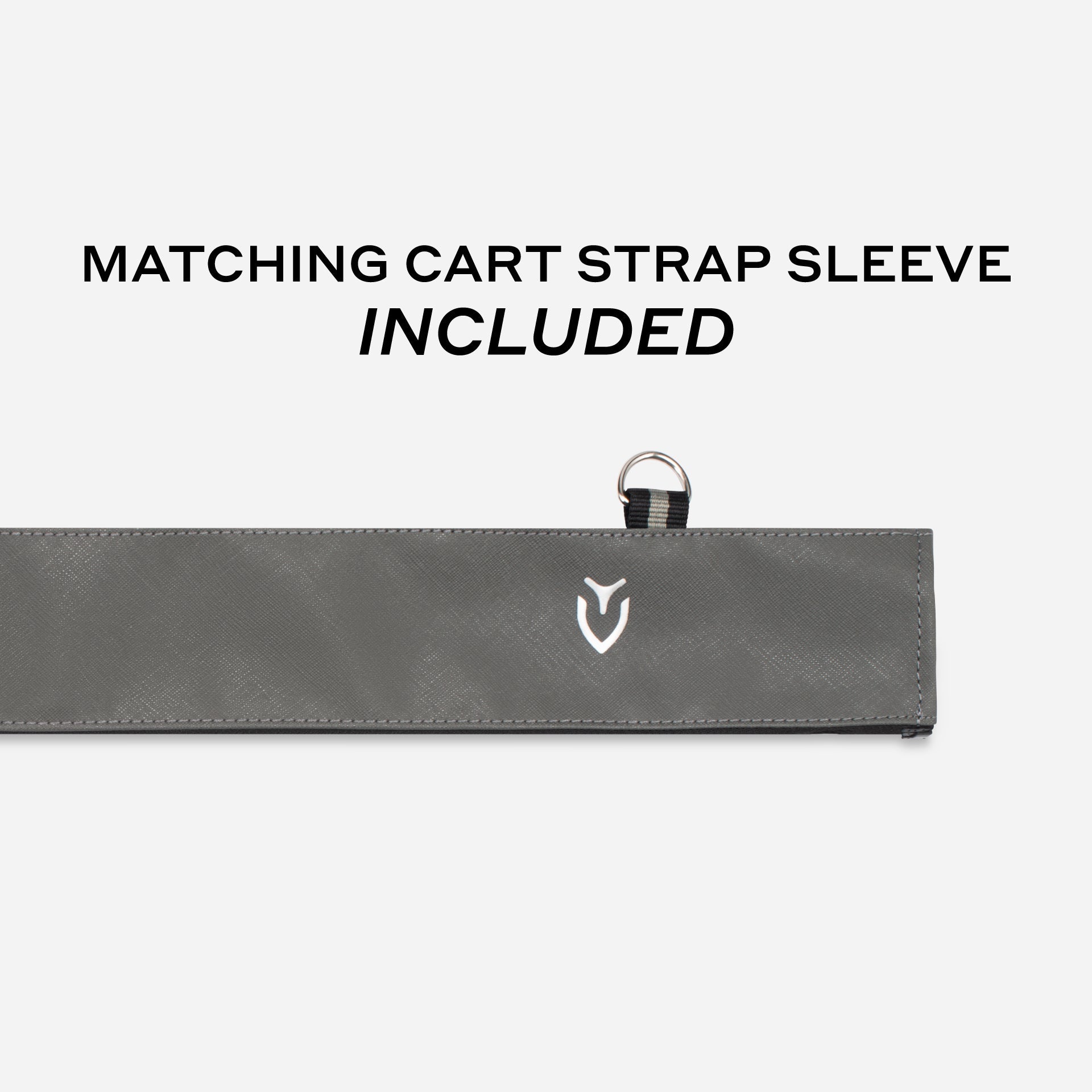 VESSEL Lux Stand in crosshatch grey – lightweight golf stand bag