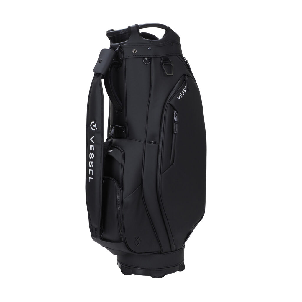 VESSEL Japan Lux Cart 2.0 in black – premium golf cart bag