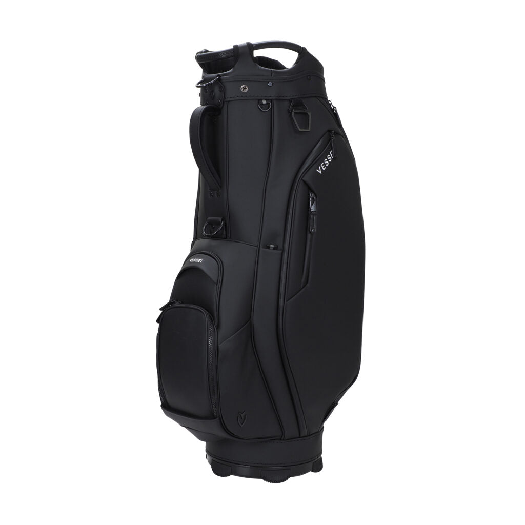 VESSEL Japan Lux Cart 2.0 in black – premium golf cart bag