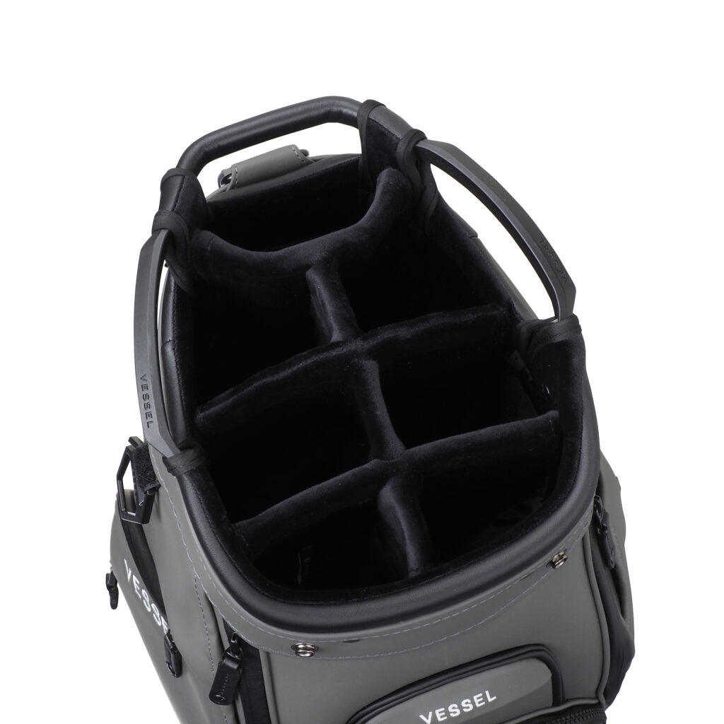 VESSEL Japan Lux Cart 2.0 in grey – premium golf cart bag