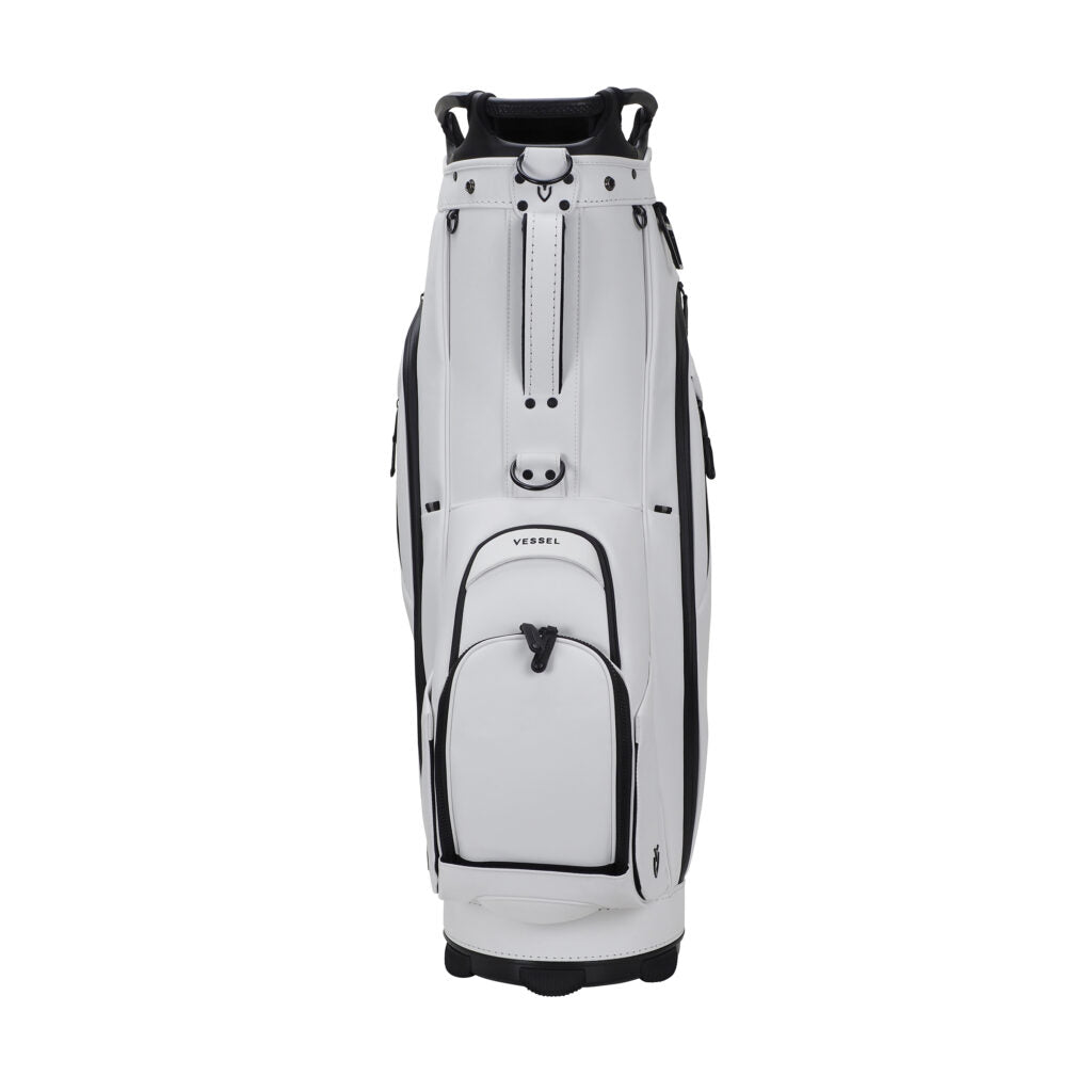 VESSEL Japan Lux Cart 2.0 in white – premium golf cart bag