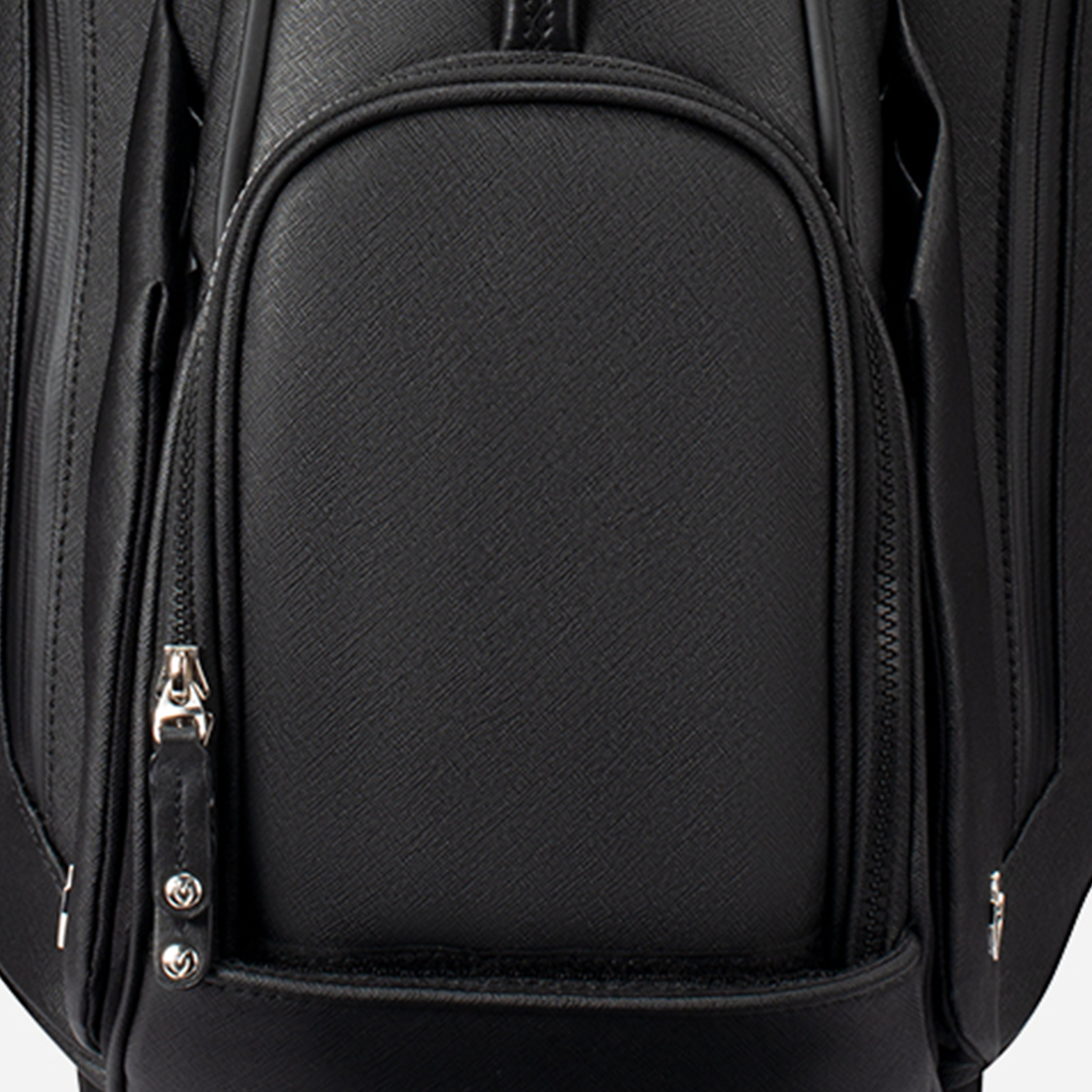 VESSEL Lux Stand in crosshatch black – lightweight golf stand bag