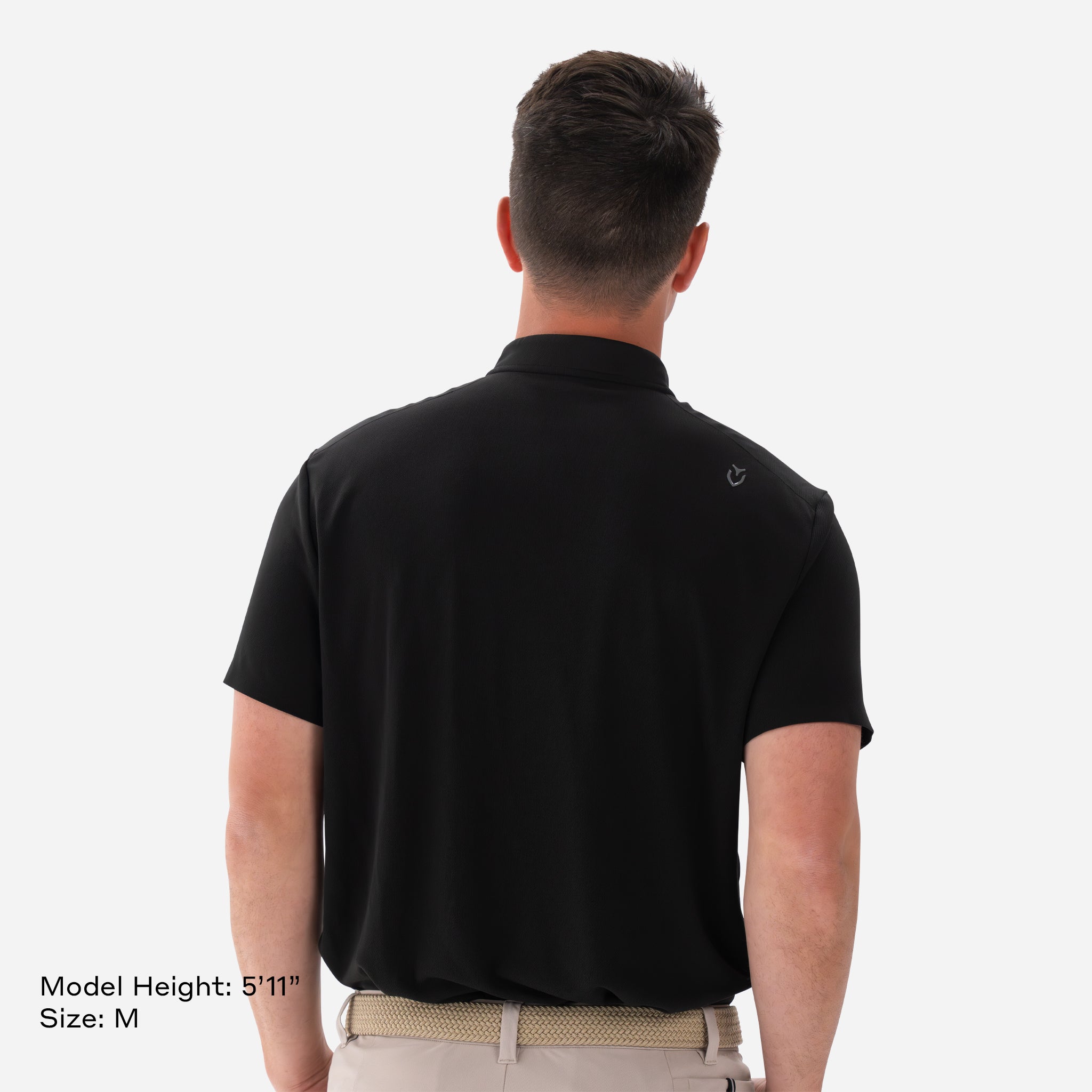 Performance Blade Collar Polo Black