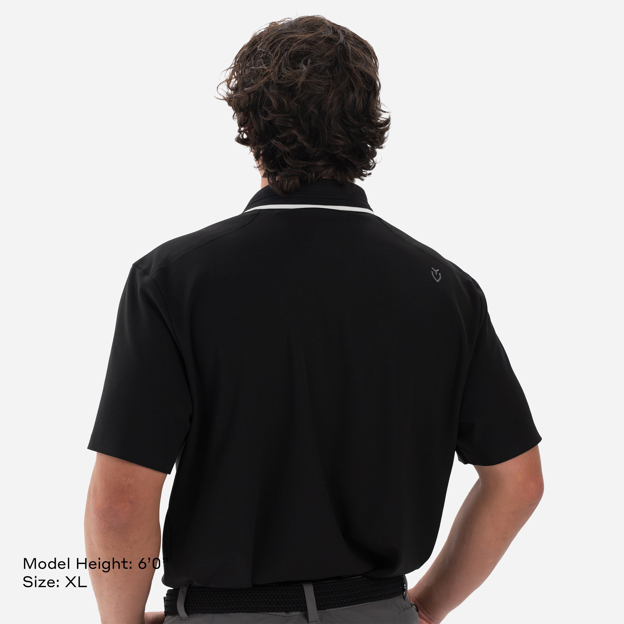 Performance Pique Polo Black