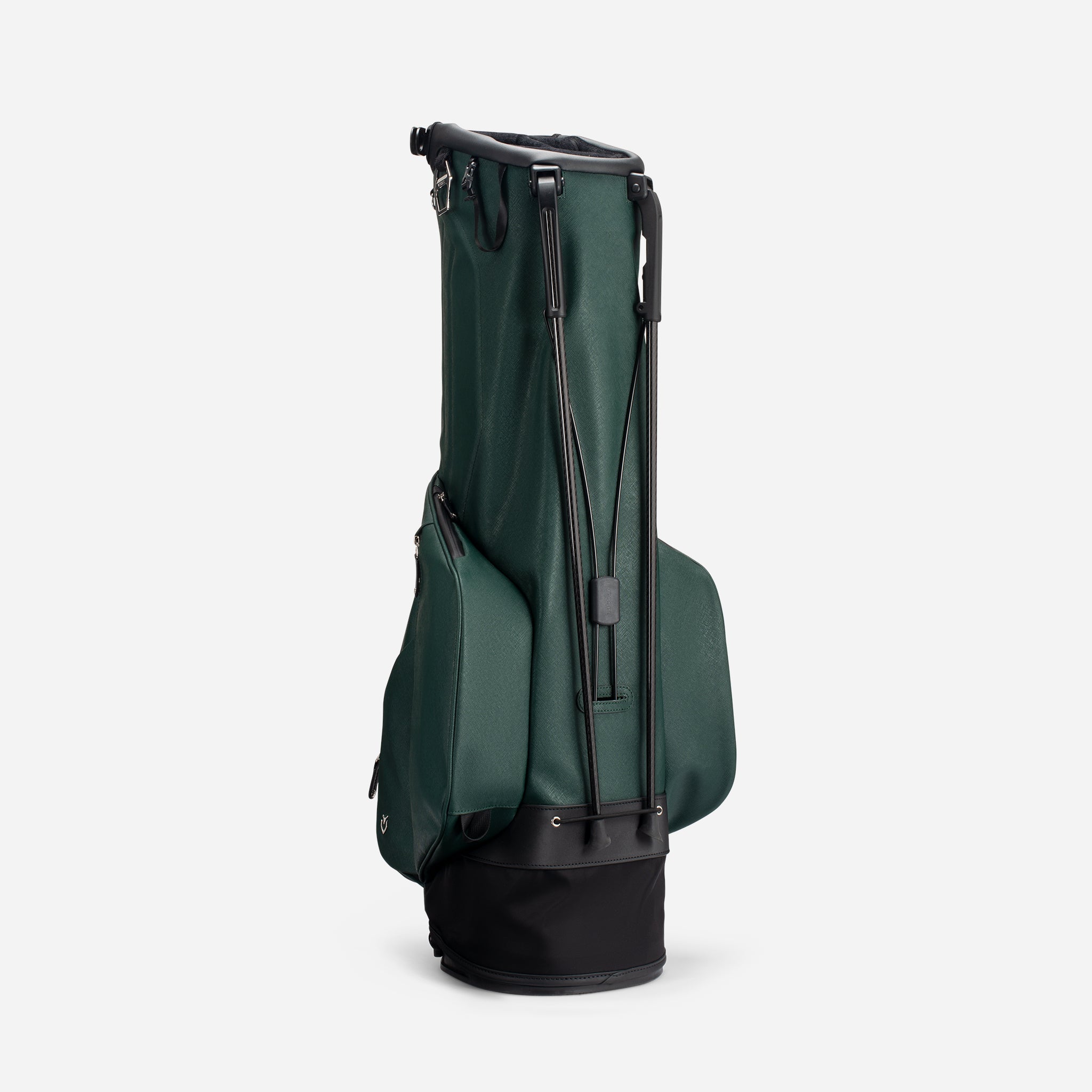 VESSEL Lux Looper in crosshatch green – lightweight golf stand bag