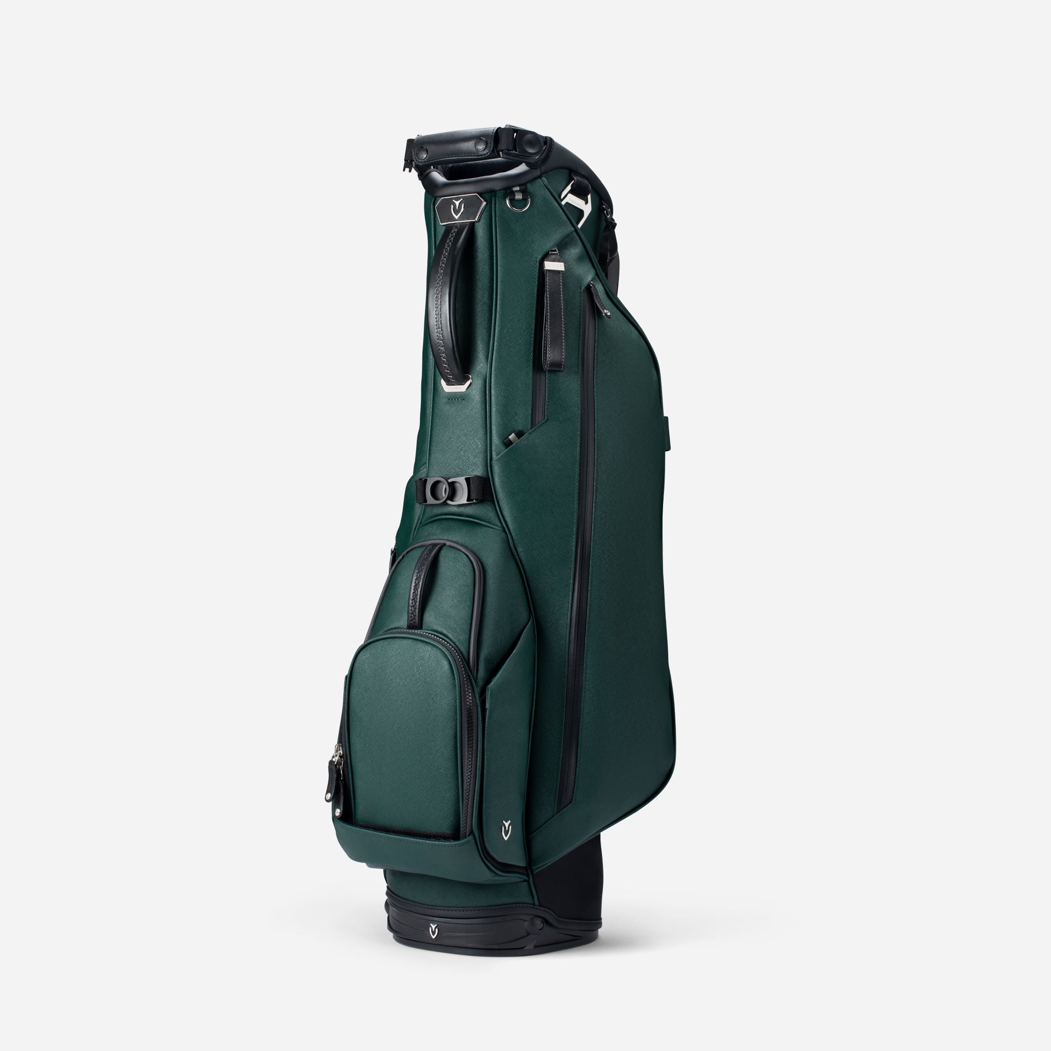 VESSEL Lux Stand in crosshatch green – lightweight golf stand bag