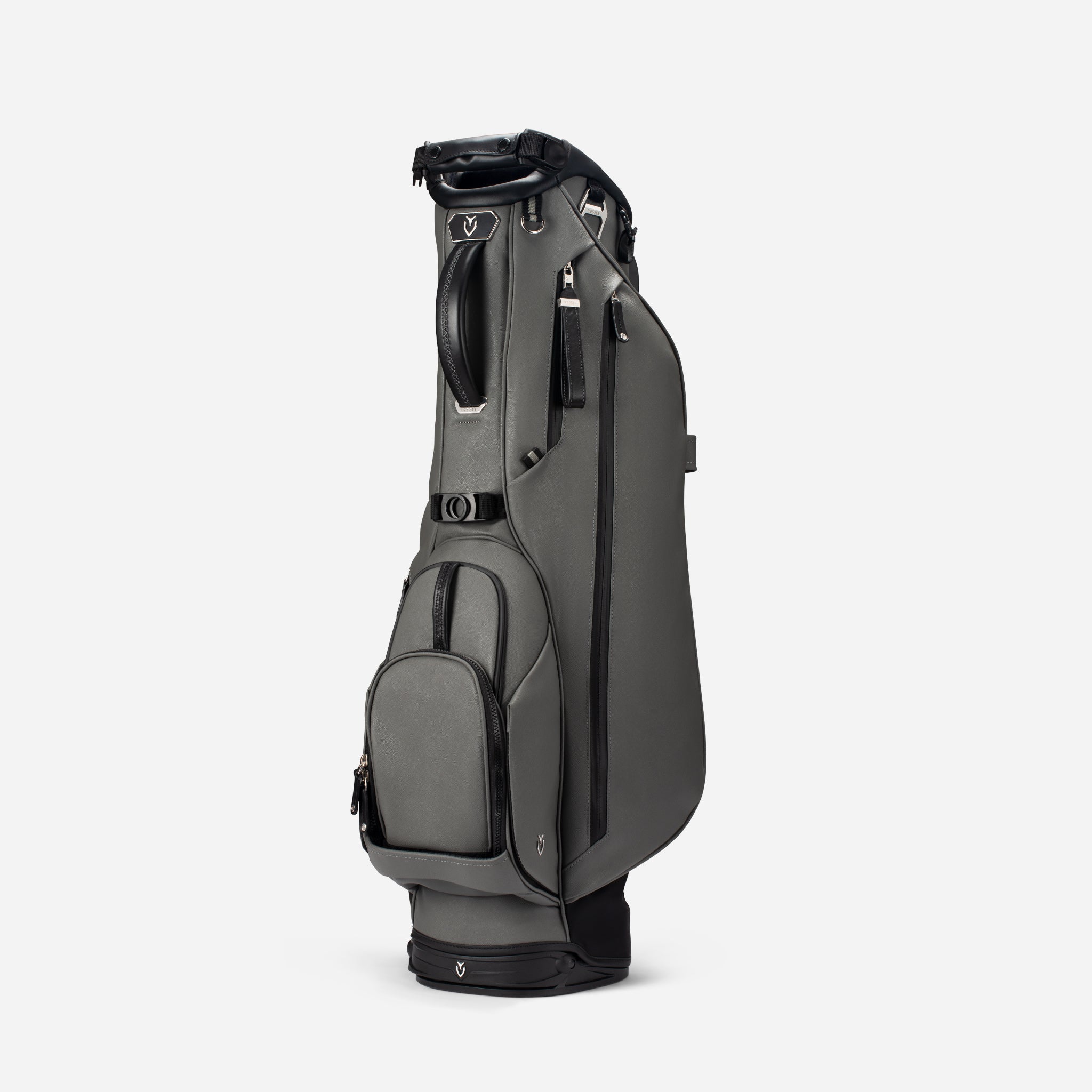 VESSEL Lux Stand in crosshatch grey – lightweight golf stand bag