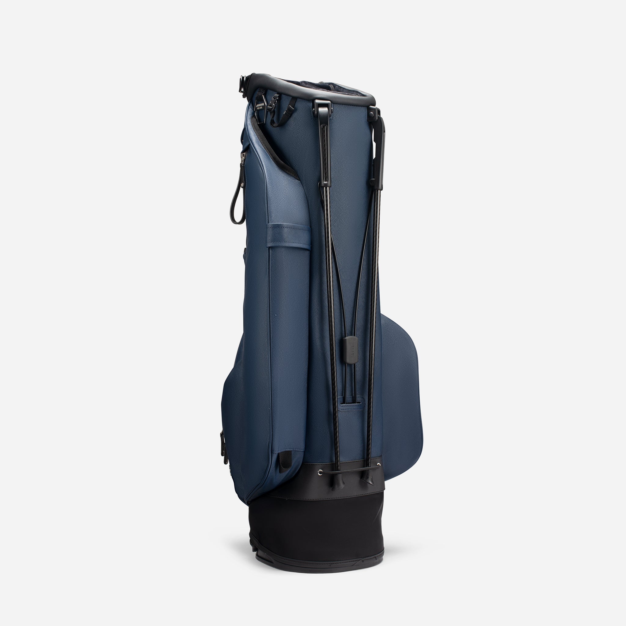 VESSEL Lux Stand in crosshatch navy – lightweight golf stand bag