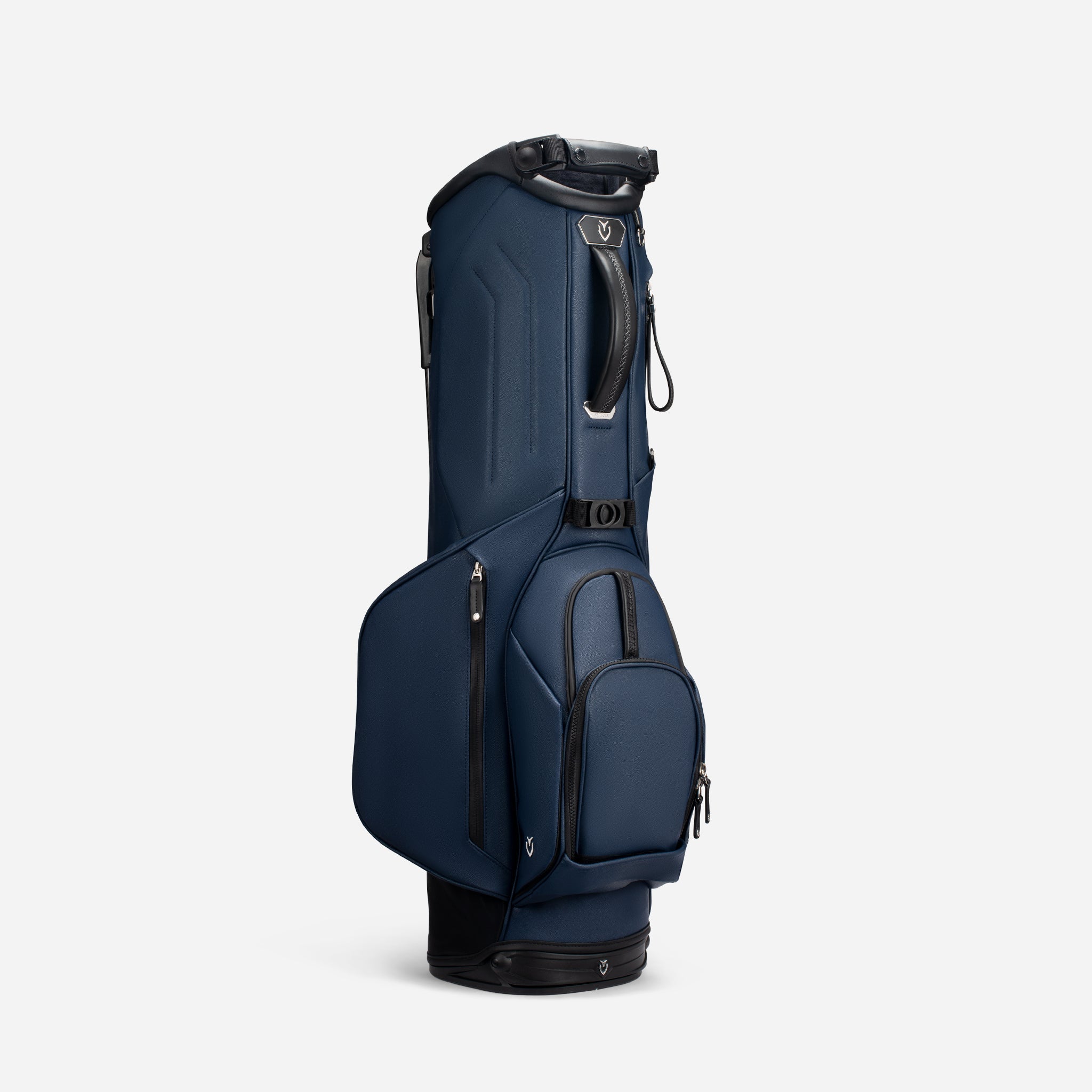 VESSEL Lux Stand in crosshatch navy – lightweight golf stand bag