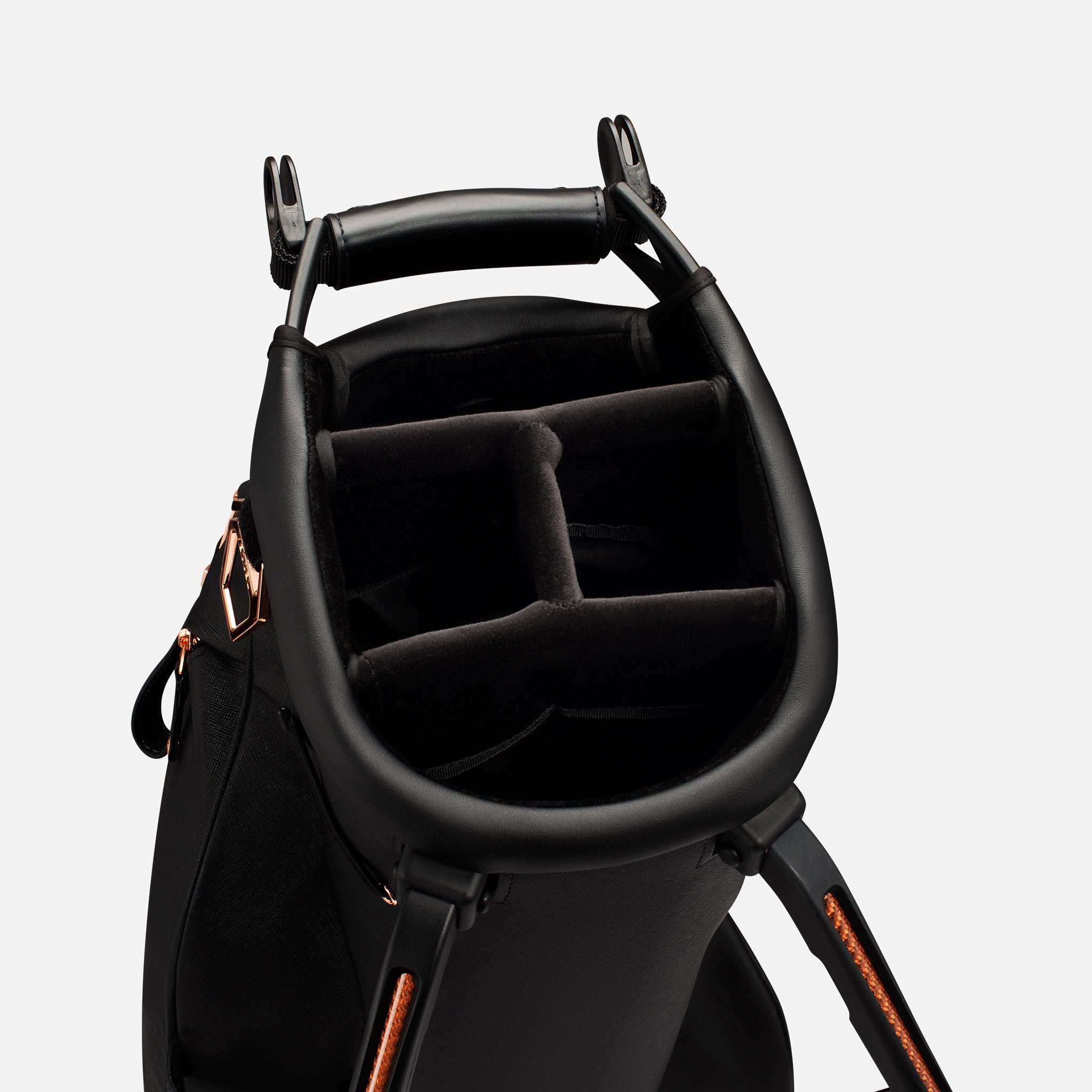 VESSEL Lux Carbon LE Midnight Rose Stand – lightweight golf stand bag