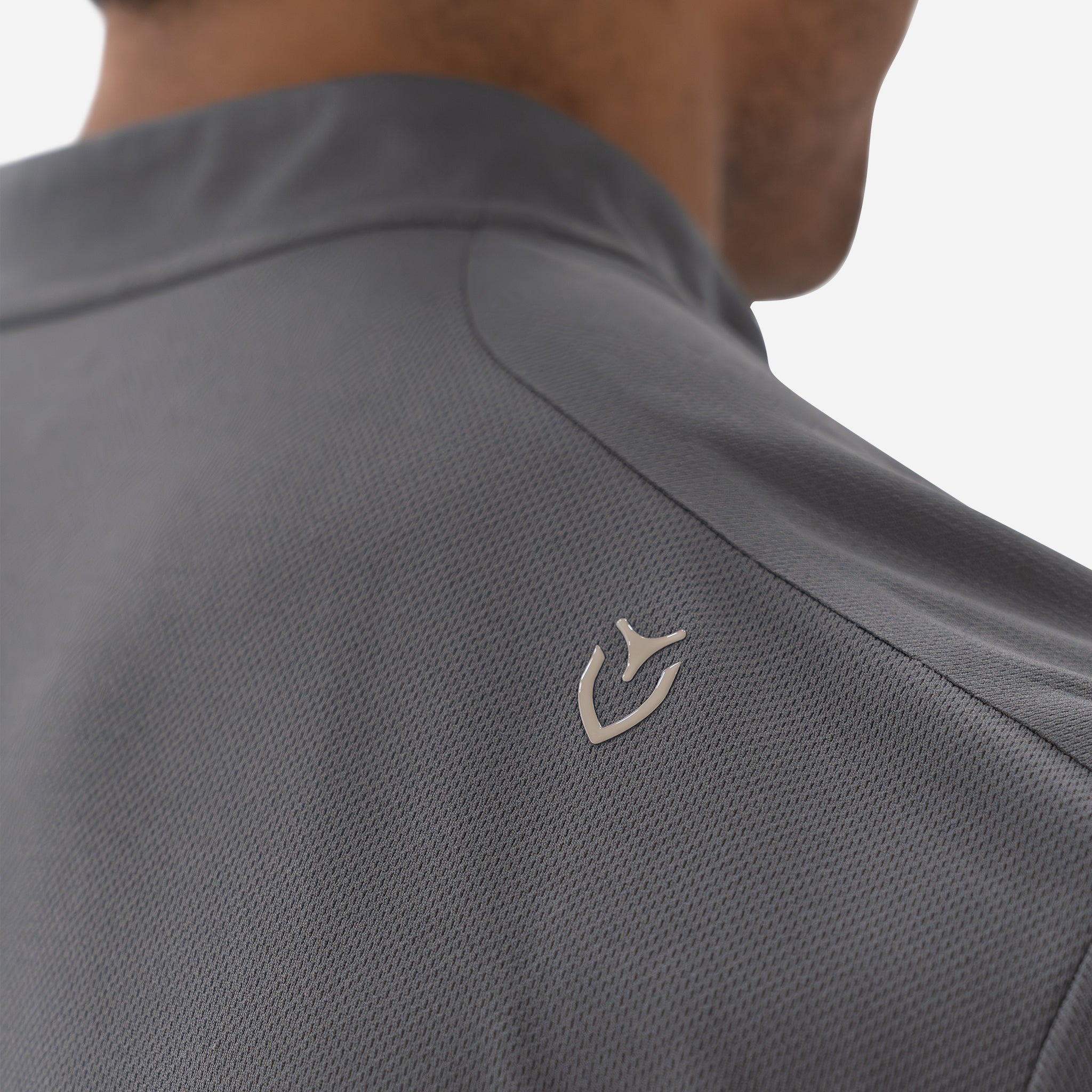 Performance Blade Collar Polo Charcoal Grey