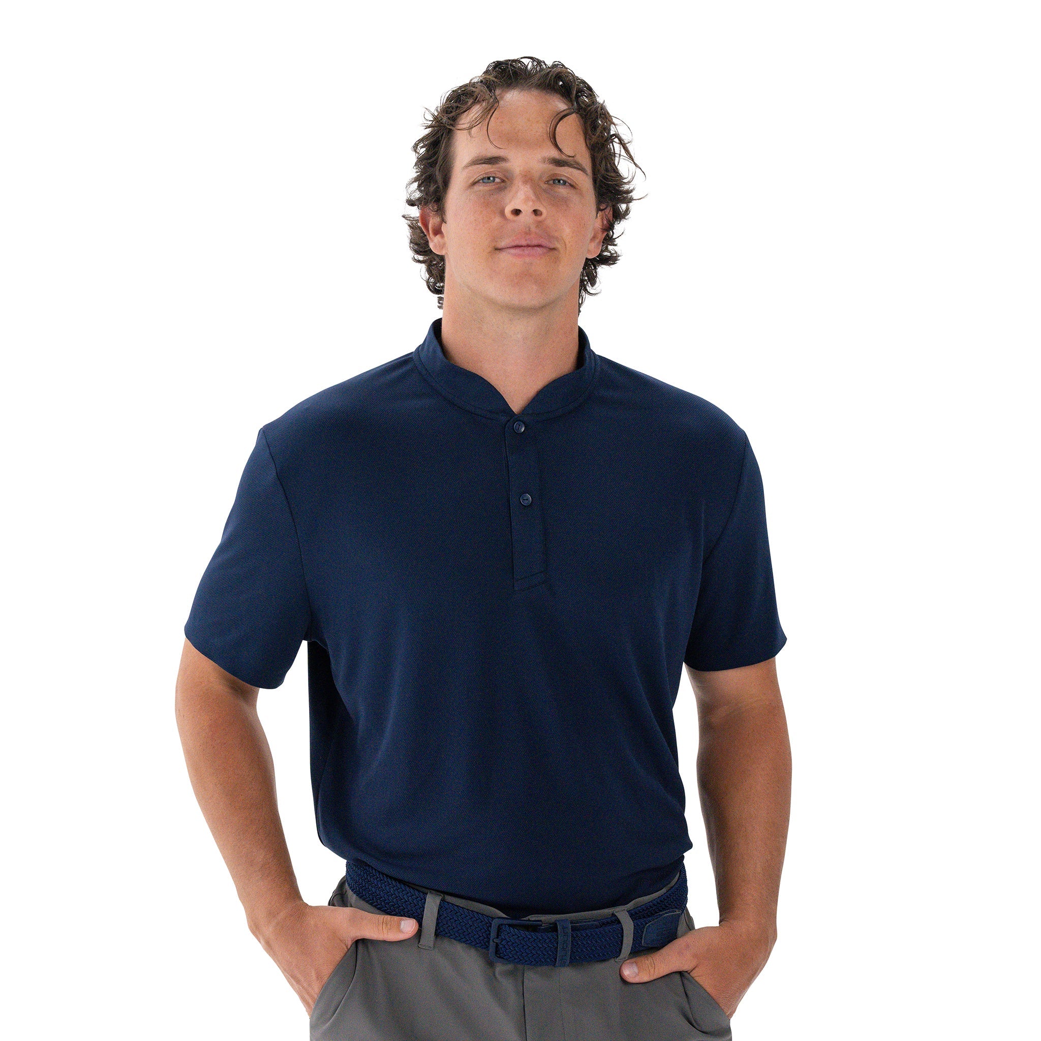 Performance Blade Collar Polo Midnight Navy