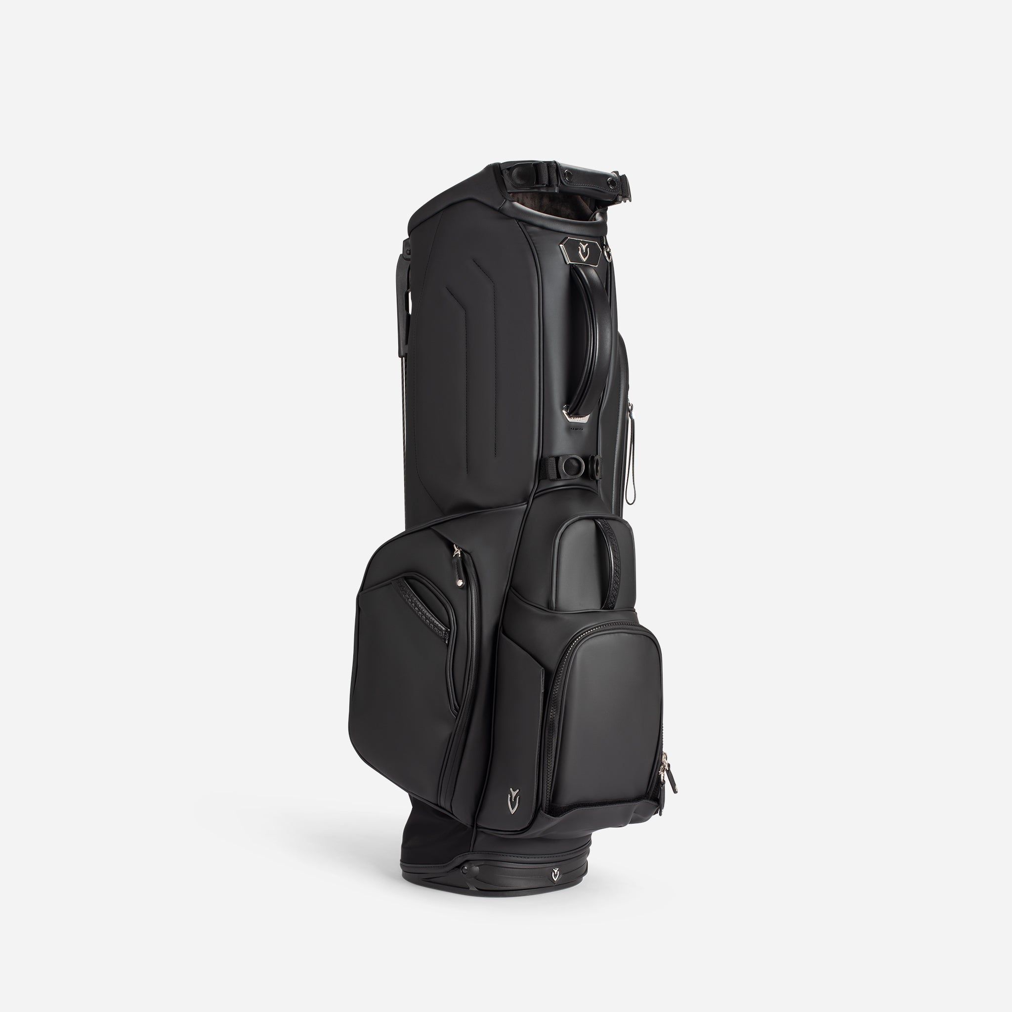 VESSEL Player V Stand in black – lightweight golf stand bag