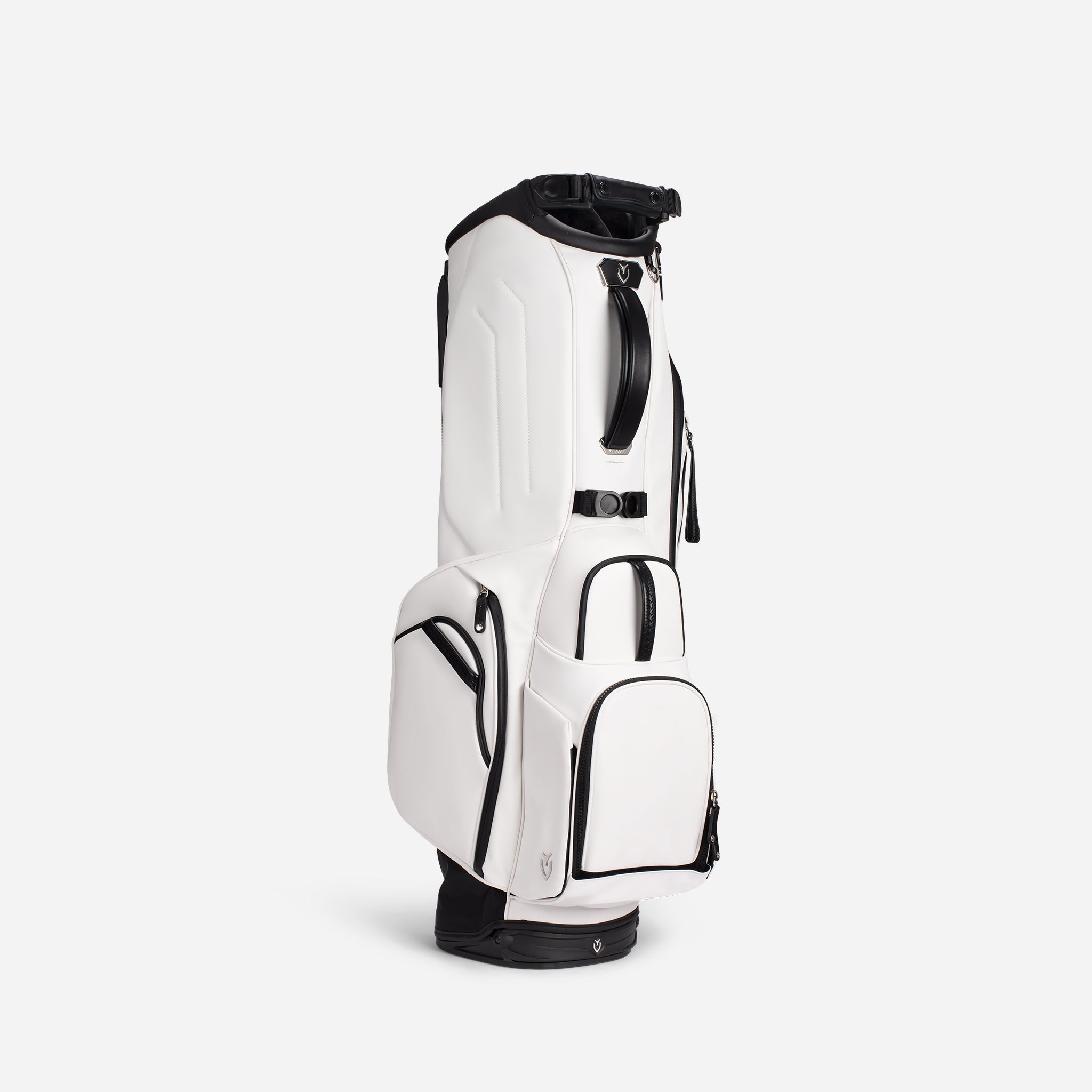 VESSEL Player V Stand in white – lightweight golf stand bag