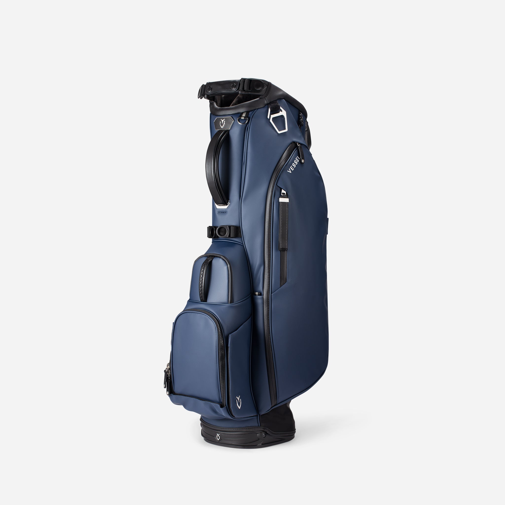 VESSEL Player V Stand in navy – lightweight golf stand bag