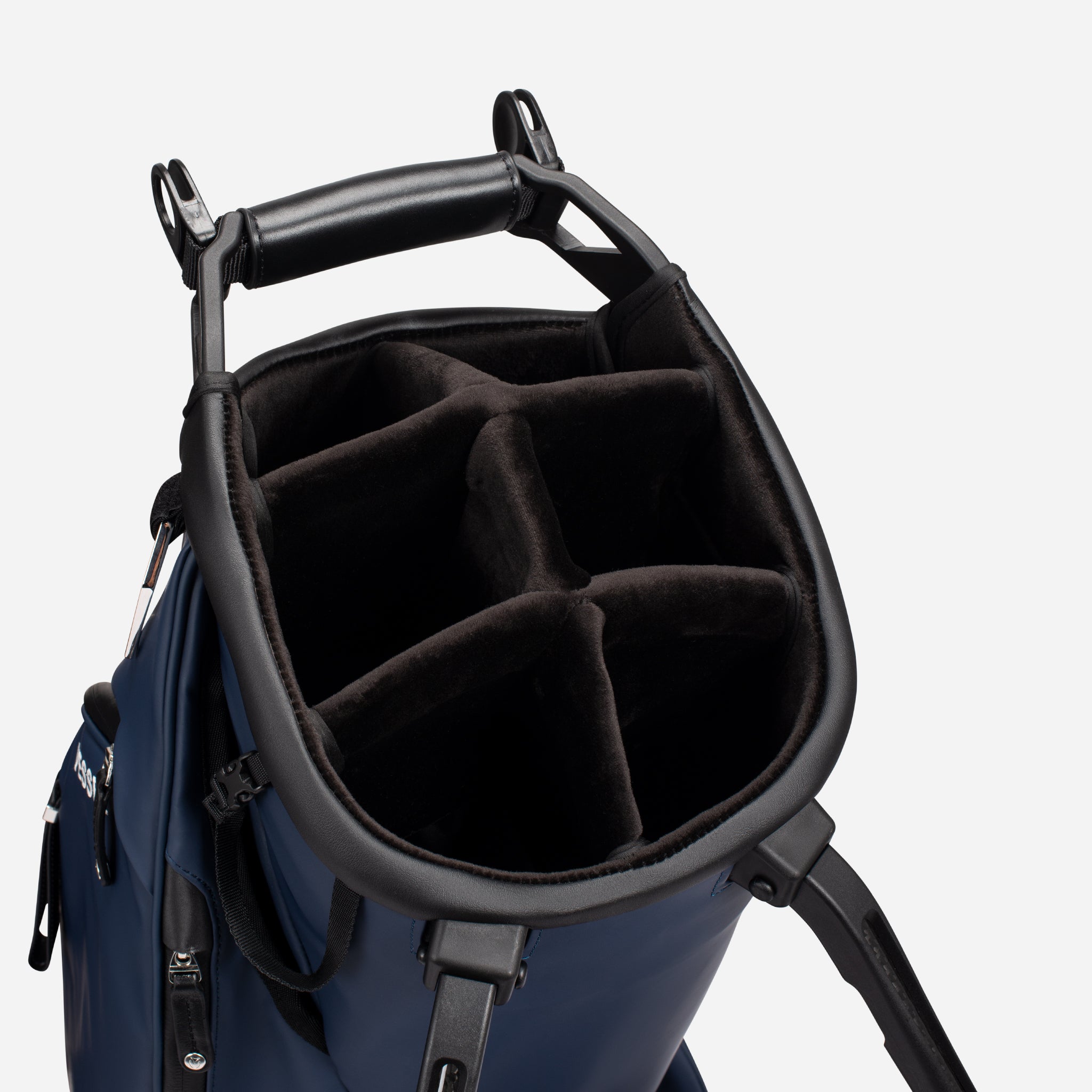 VESSEL Player V Stand in navy – lightweight golf stand bag
