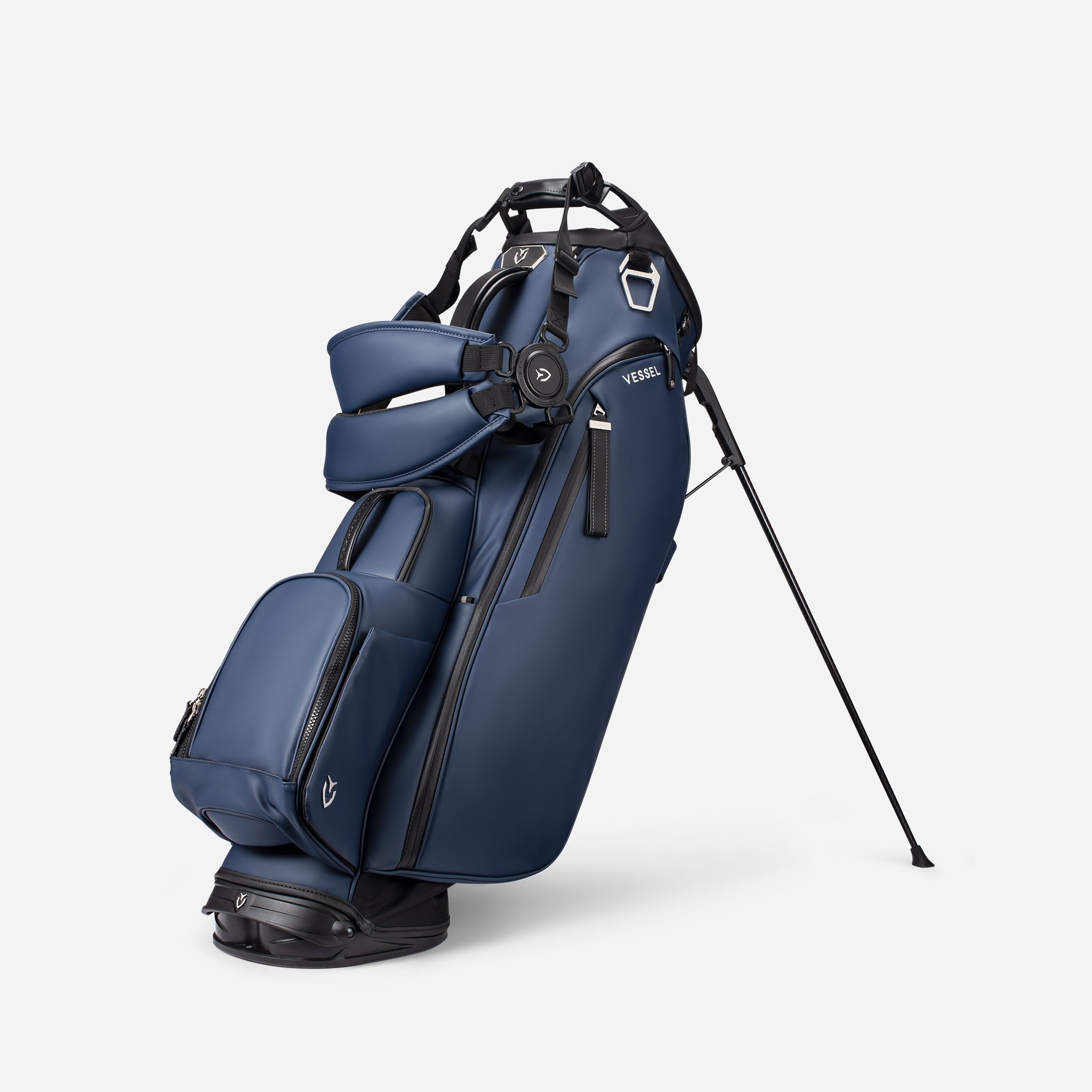 VESSEL　player3.0Stand ダブルストラップ　ネイビー/ホワイト Player V Stand Navy