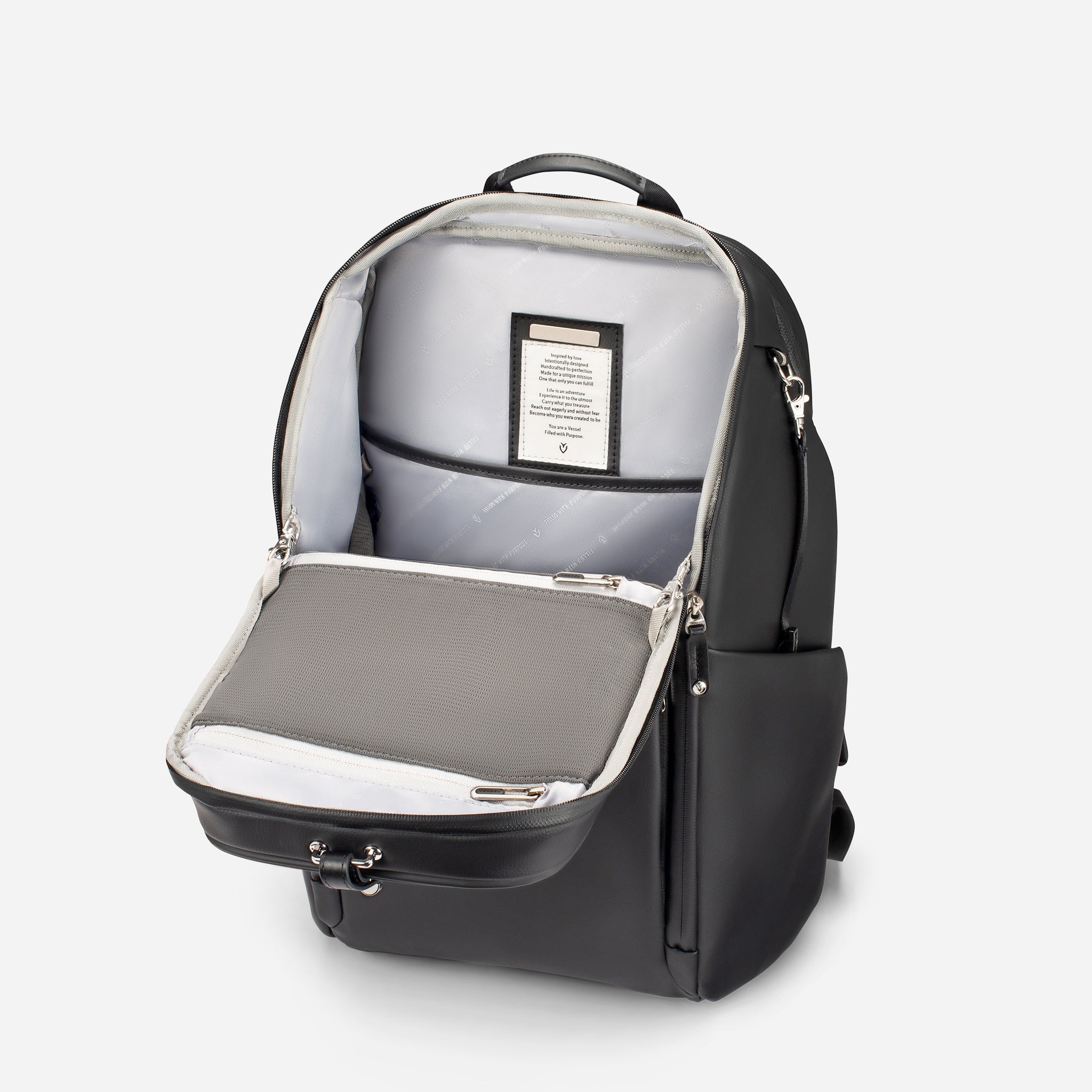 PrimeX 2.0 Plus Backpack Pebbled Black