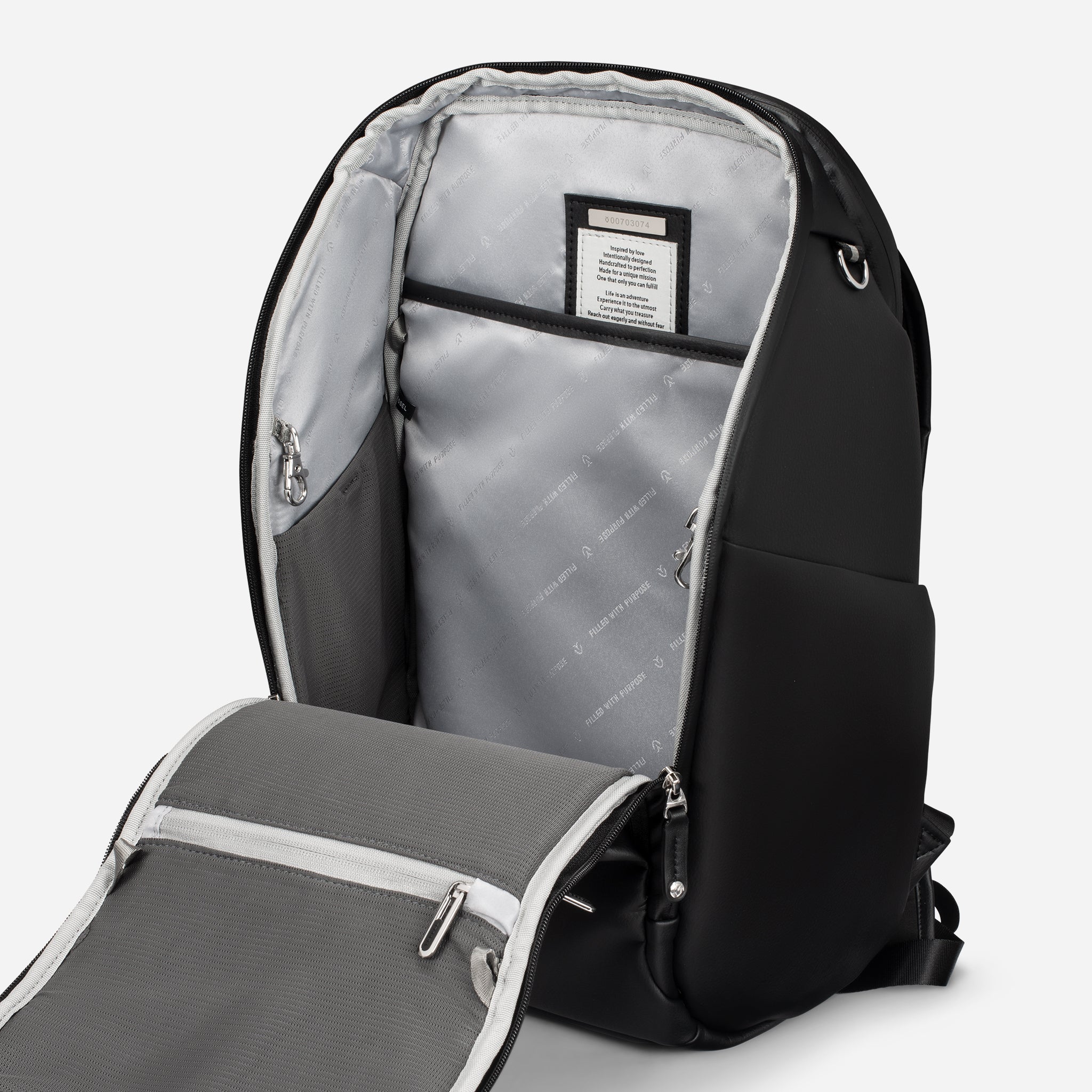 PrimeX 2.0 Backpack Pebbled Black