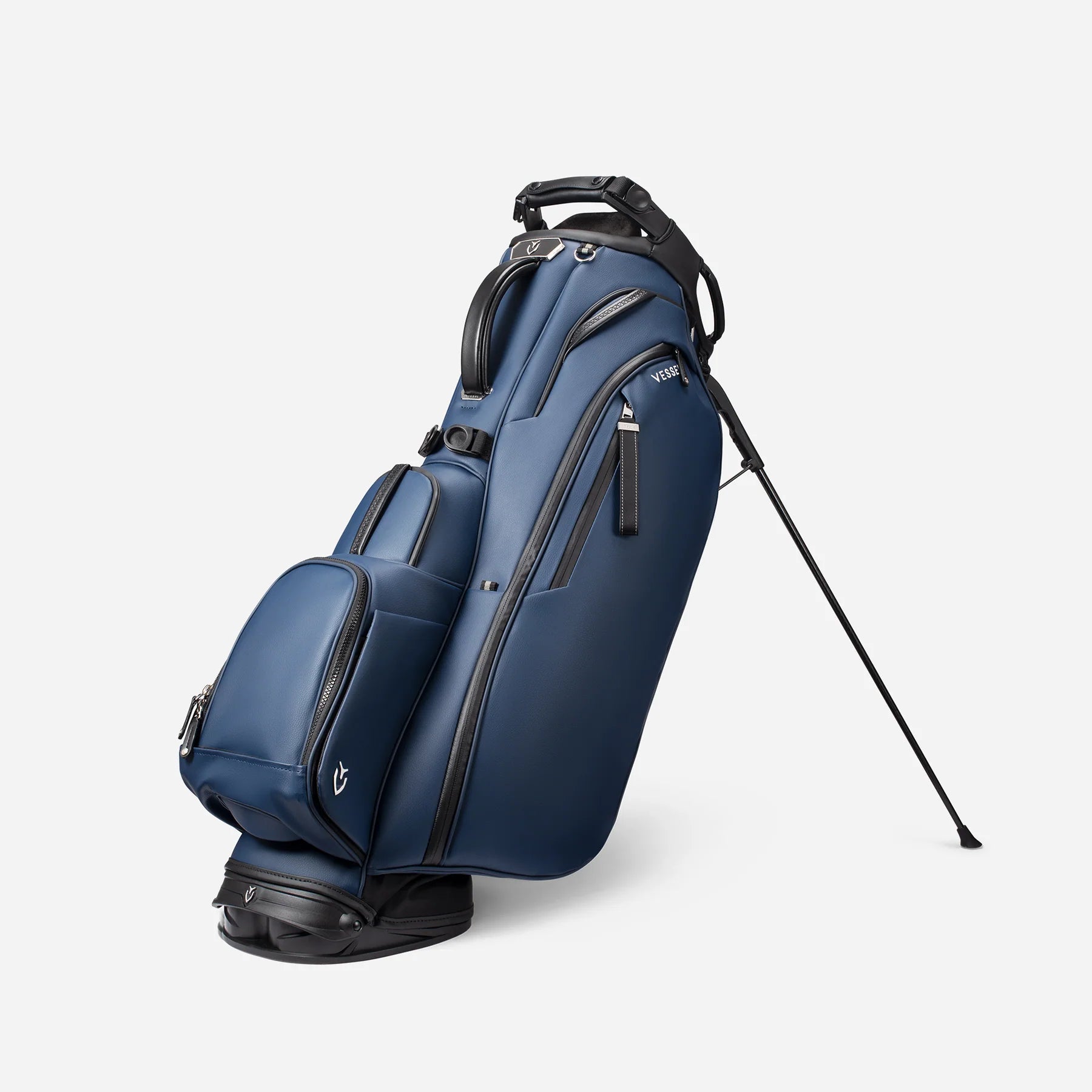 VESSEL Player V Pro Stand in navy – lightweight golf stand bag