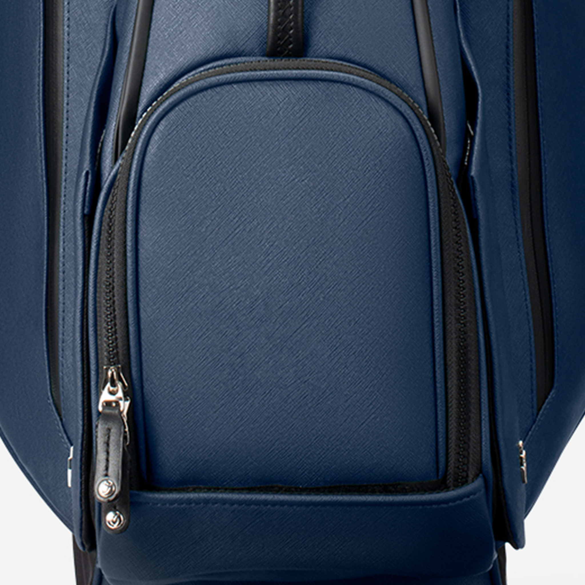 VESSEL Lux Looper in crosshatch navy – lightweight golf stand bag