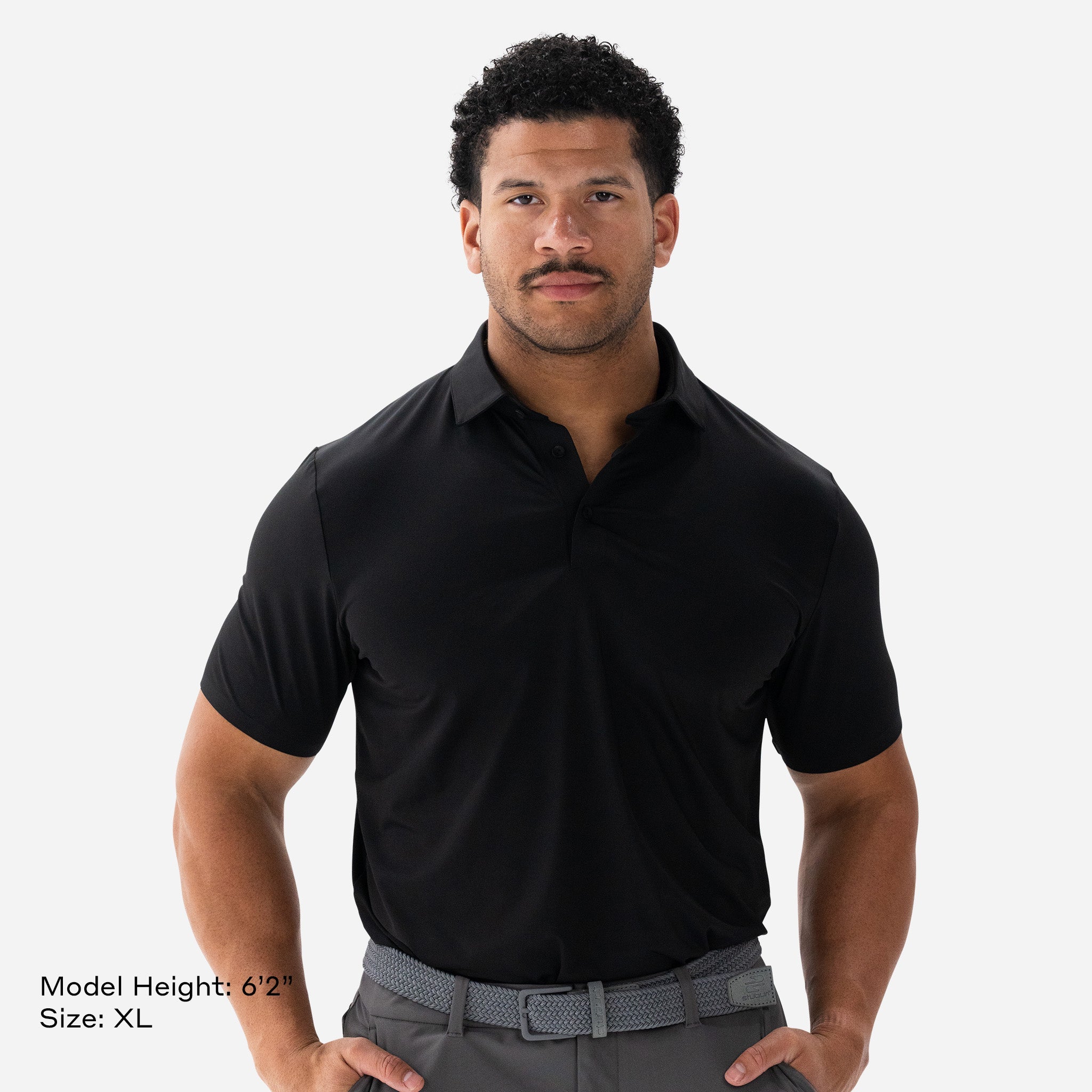 Performance Tech Polo Black