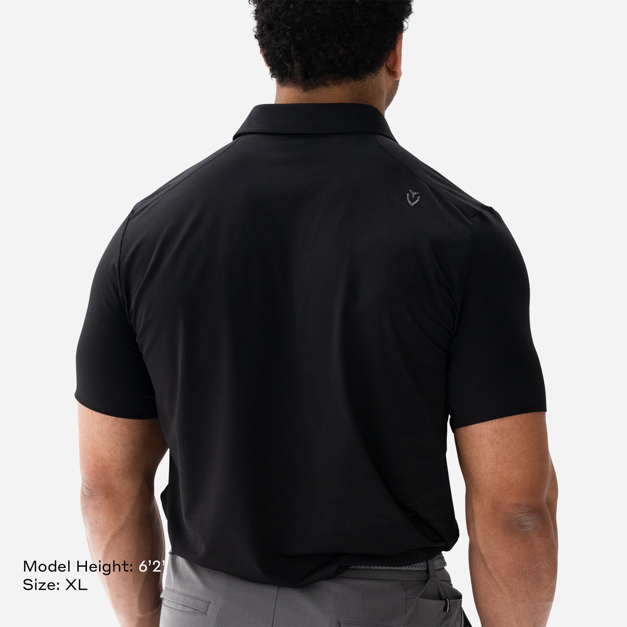 Performance Tech Polo Black